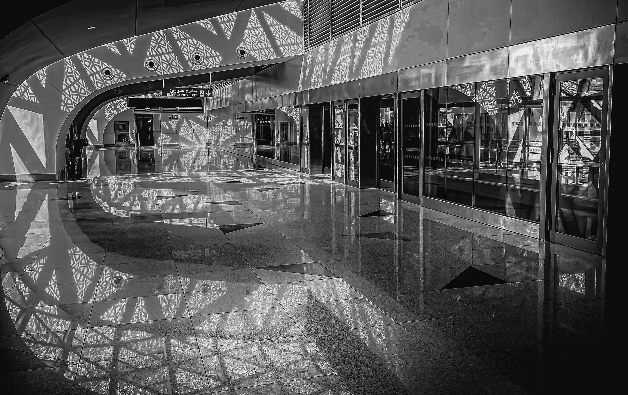 Jaddah Airport Light Place Light, a fine-art photograph by Ali Abu Ras