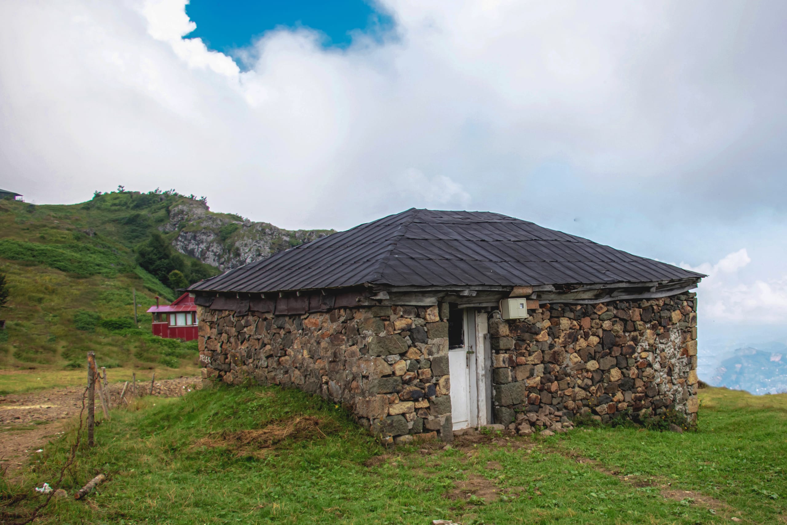 Tarabzon Nuteral Green Mount Landscape, a fine-art photograph by Ali Abu Ras