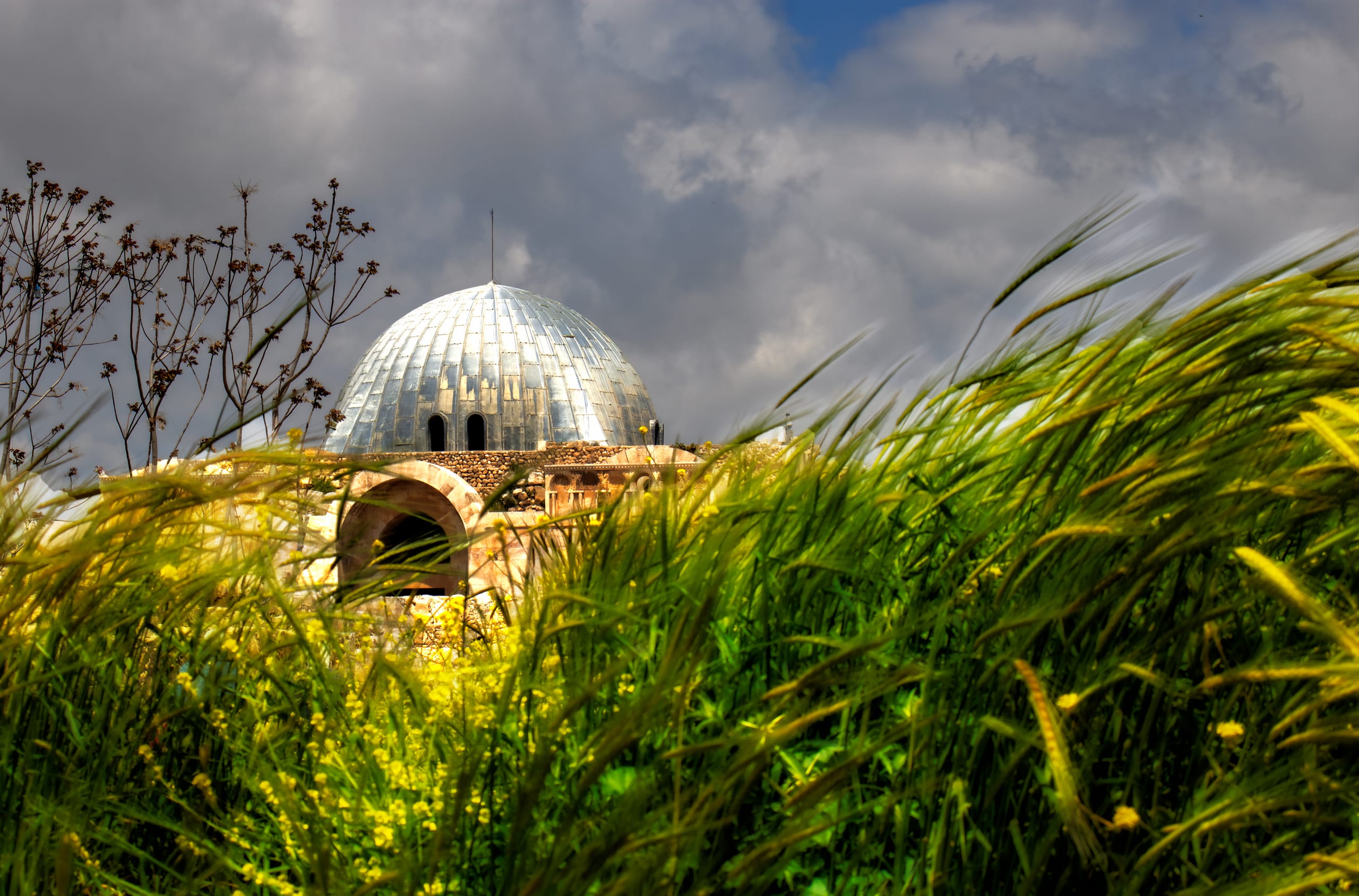 Amman Citeld View Landscape Dome, a fine-art photograph by Ali Abu Ras