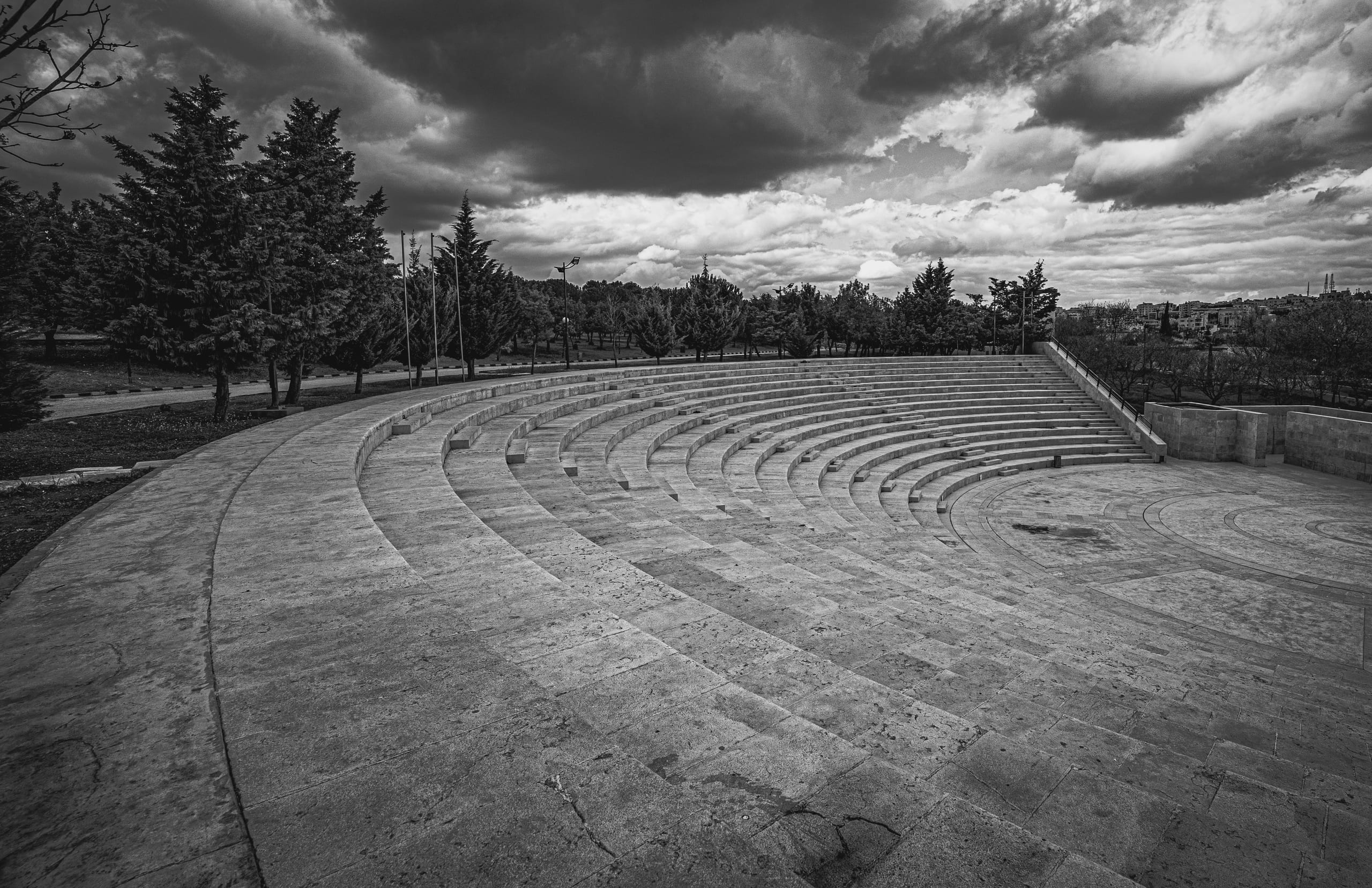 Stears Steps Stage, a fine-art photograph by Ali Abu Ras