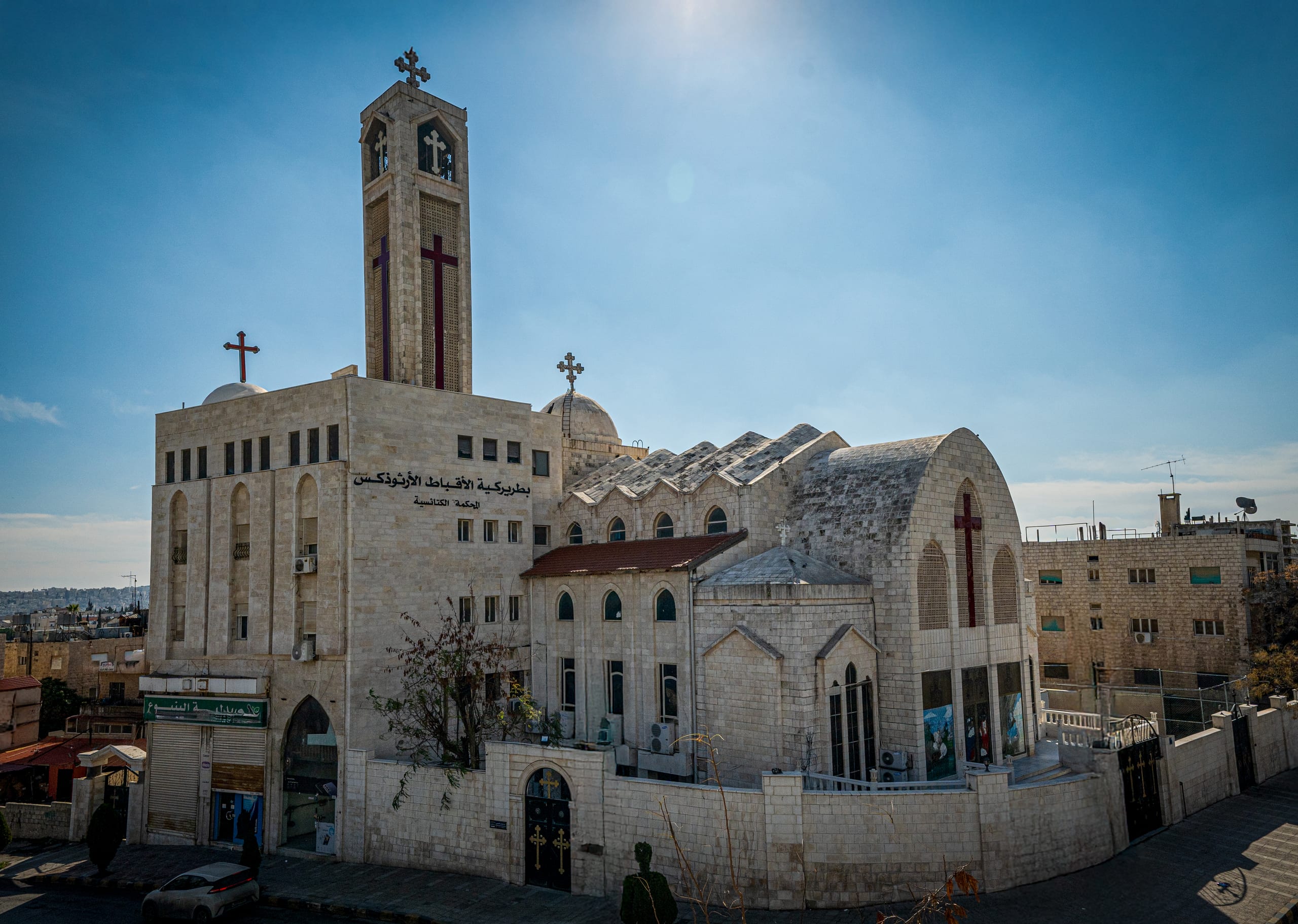 Church Amman Alabdali Building, a fine-art photograph by Ali Abu Ras