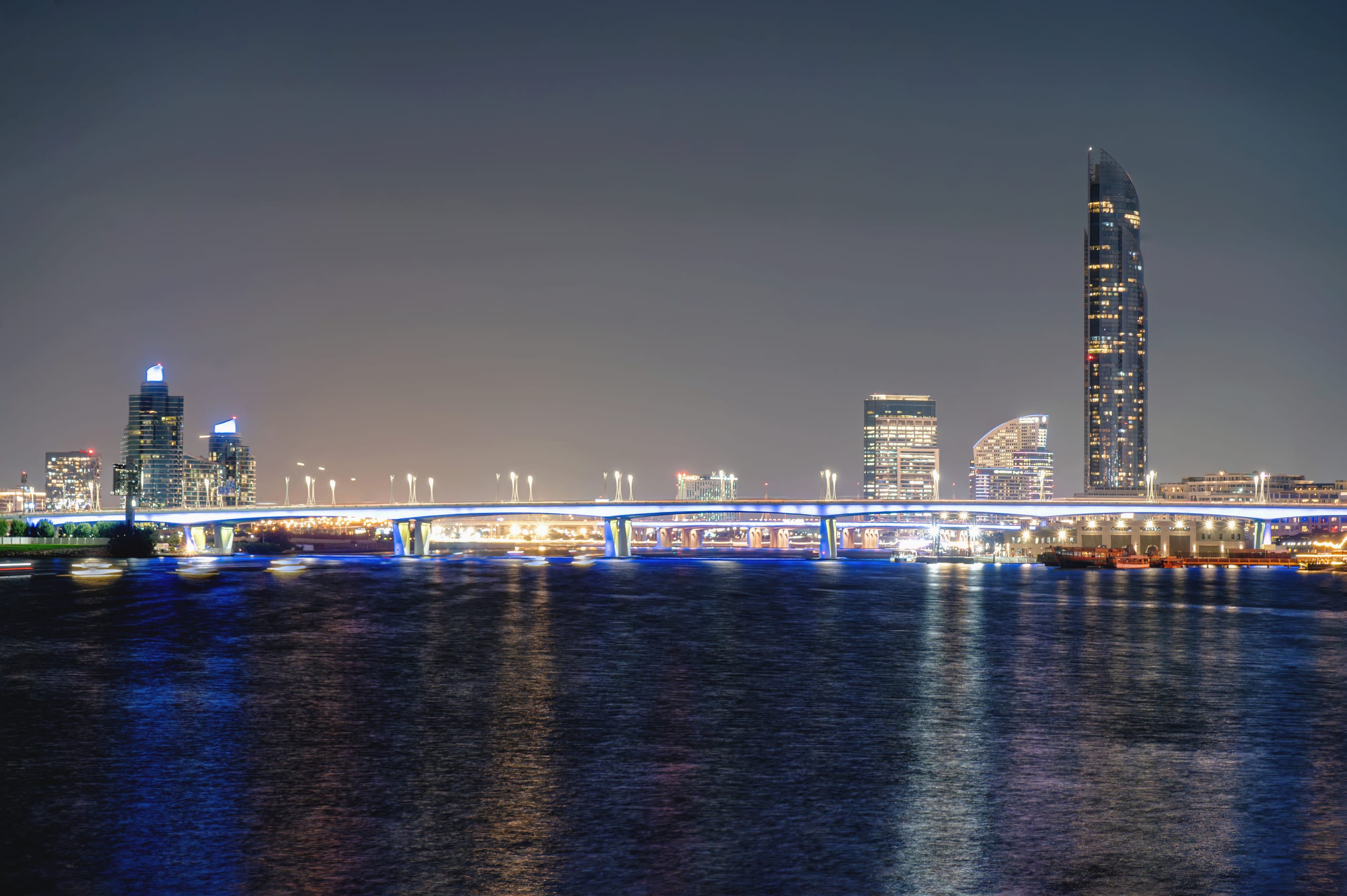 Bridg Water Ships City Long Expunge, a fine-art photograph by Ali Abu Ras