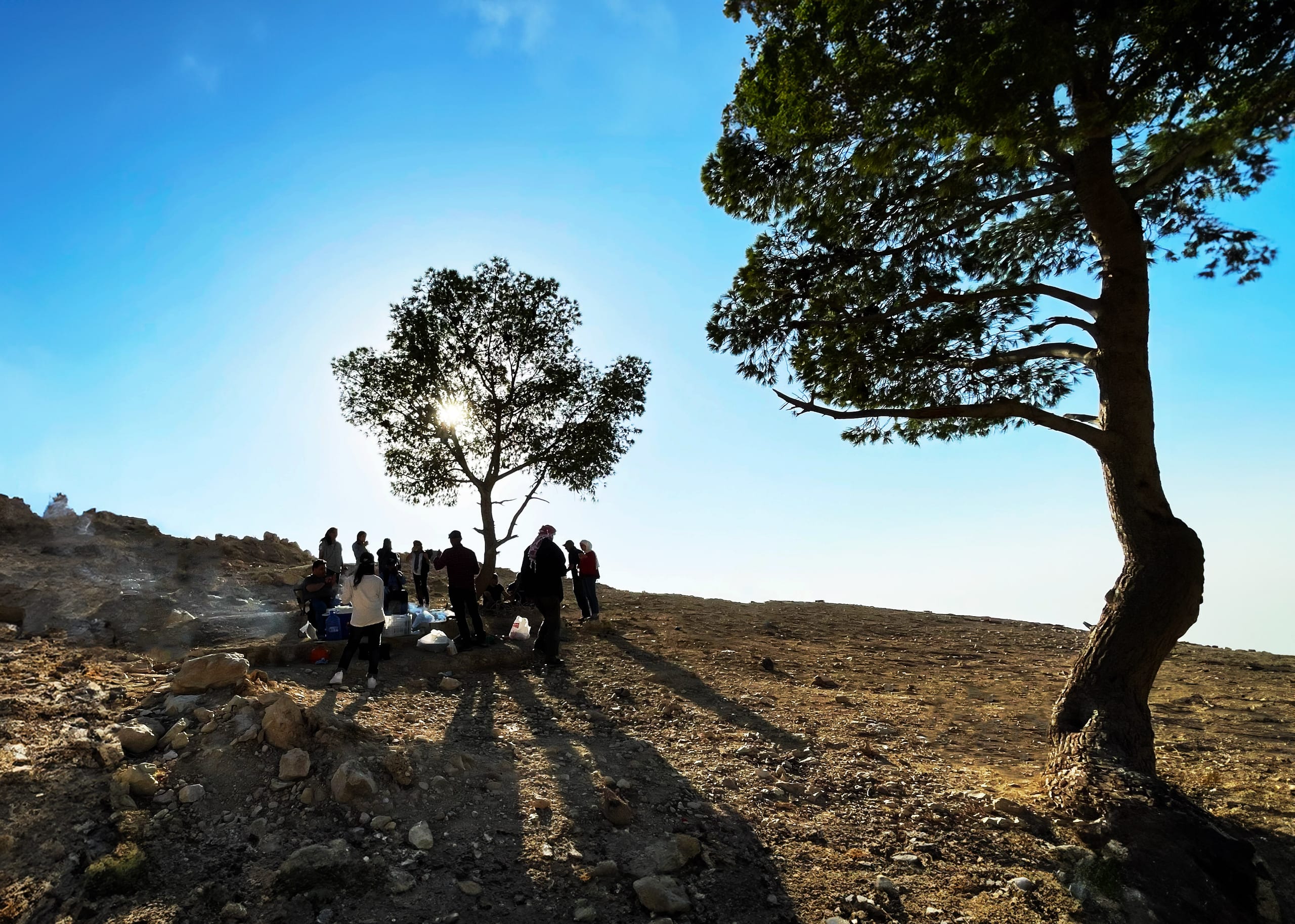 Deadsea Madaba Lunch Food Group, a fine-art photograph by Ali Abu Ras