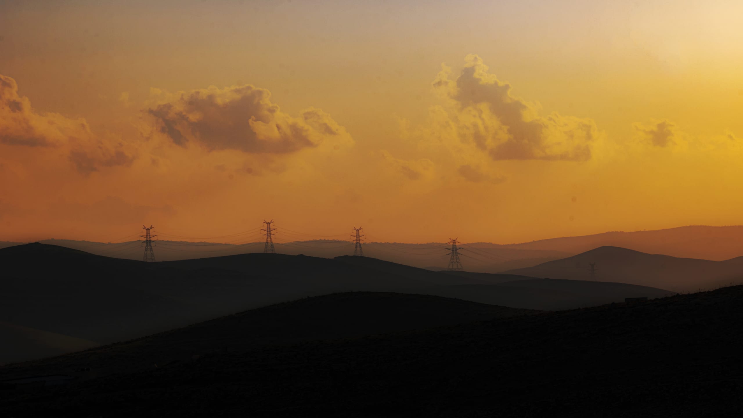 Sunset Landscape Orang View FOR Garesa, a fine-art photograph by Ali Abu Ras
