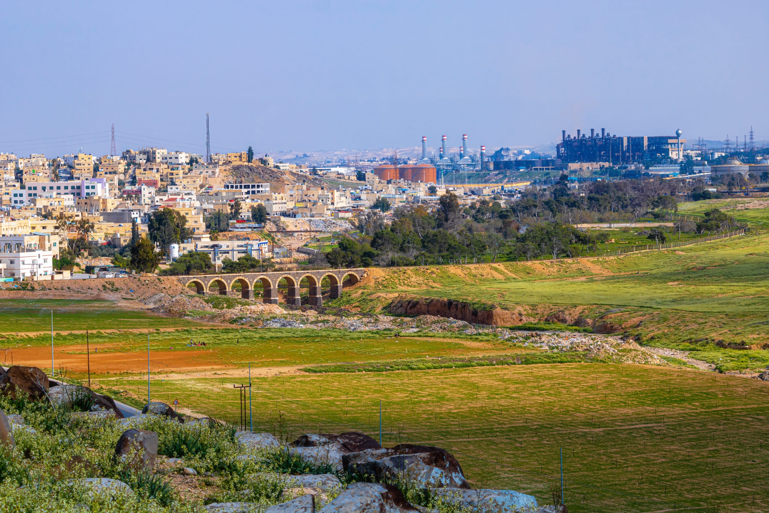 Landscape View FOR Alhashemiah, a fine-art photograph by Ali Abu Ras