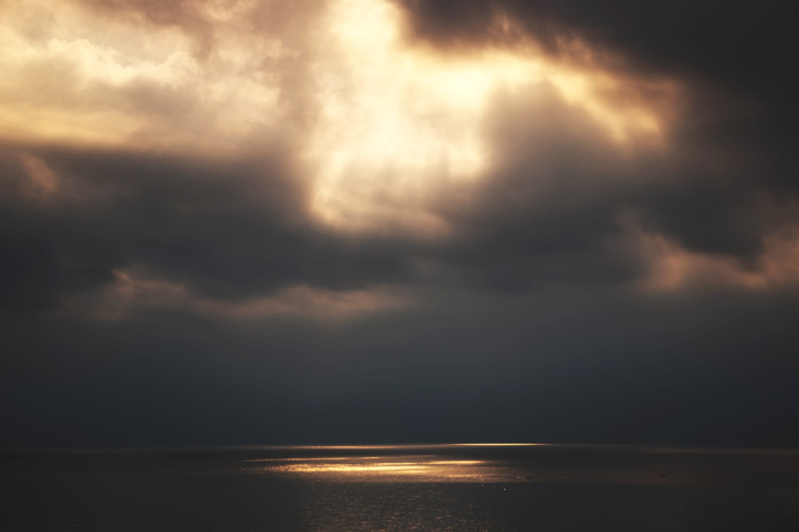 SKY Cloud SEA Beach SUN Light, a fine-art photograph by Ali Abu Ras