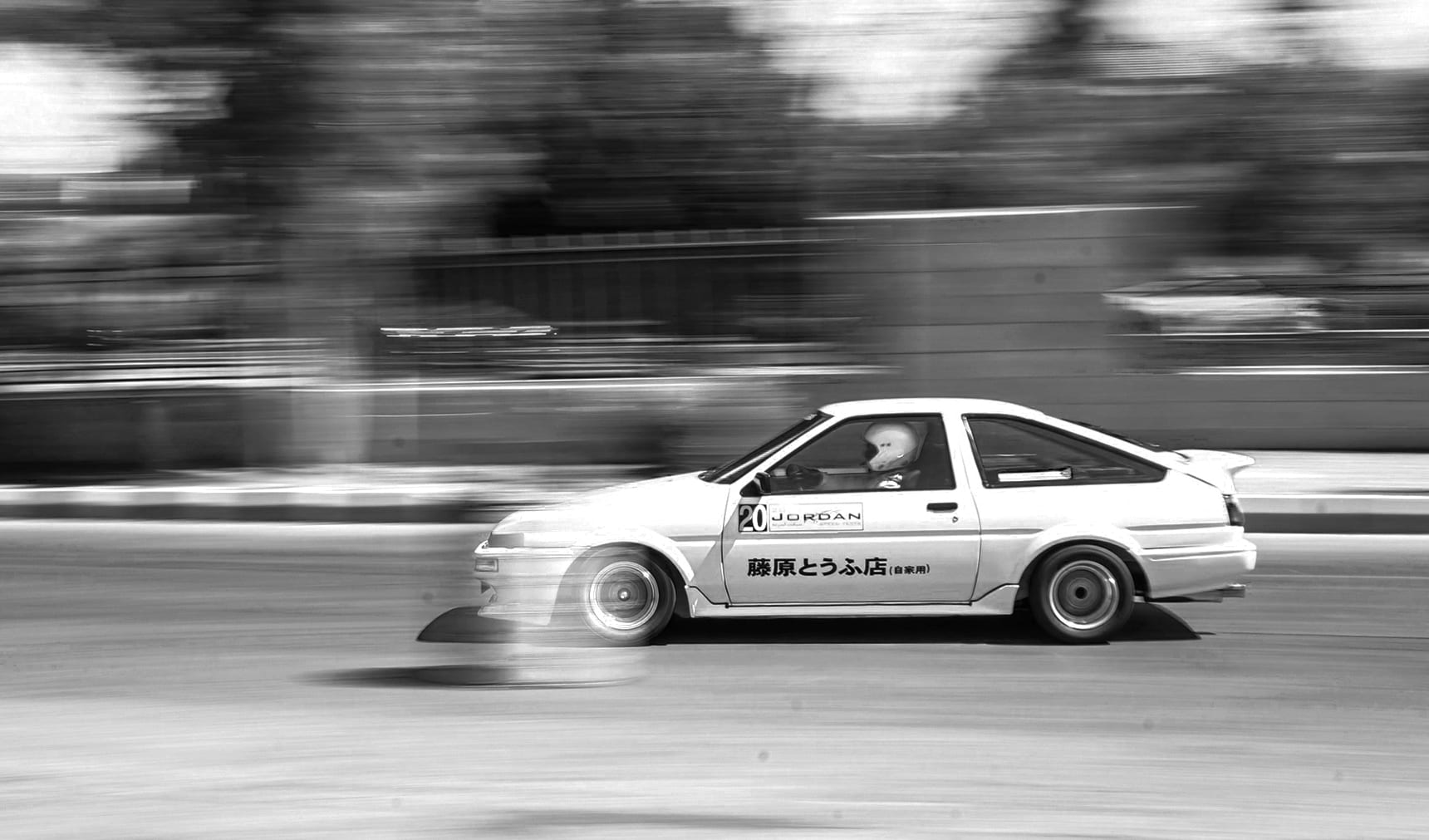 CAR Speed Jordan, a fine-art photograph by Ali Abu Ras