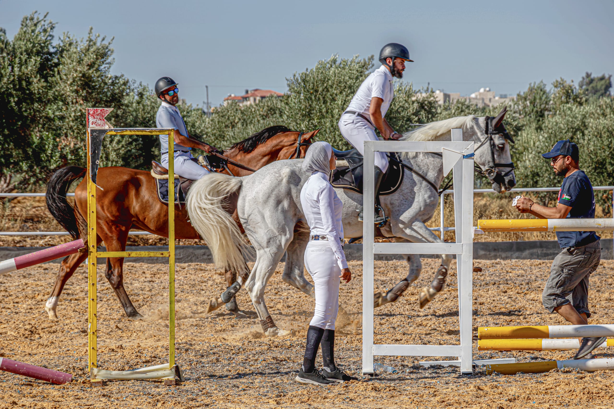 Hores Horesraider Jumbing, a fine-art photograph by Ali Abu Ras