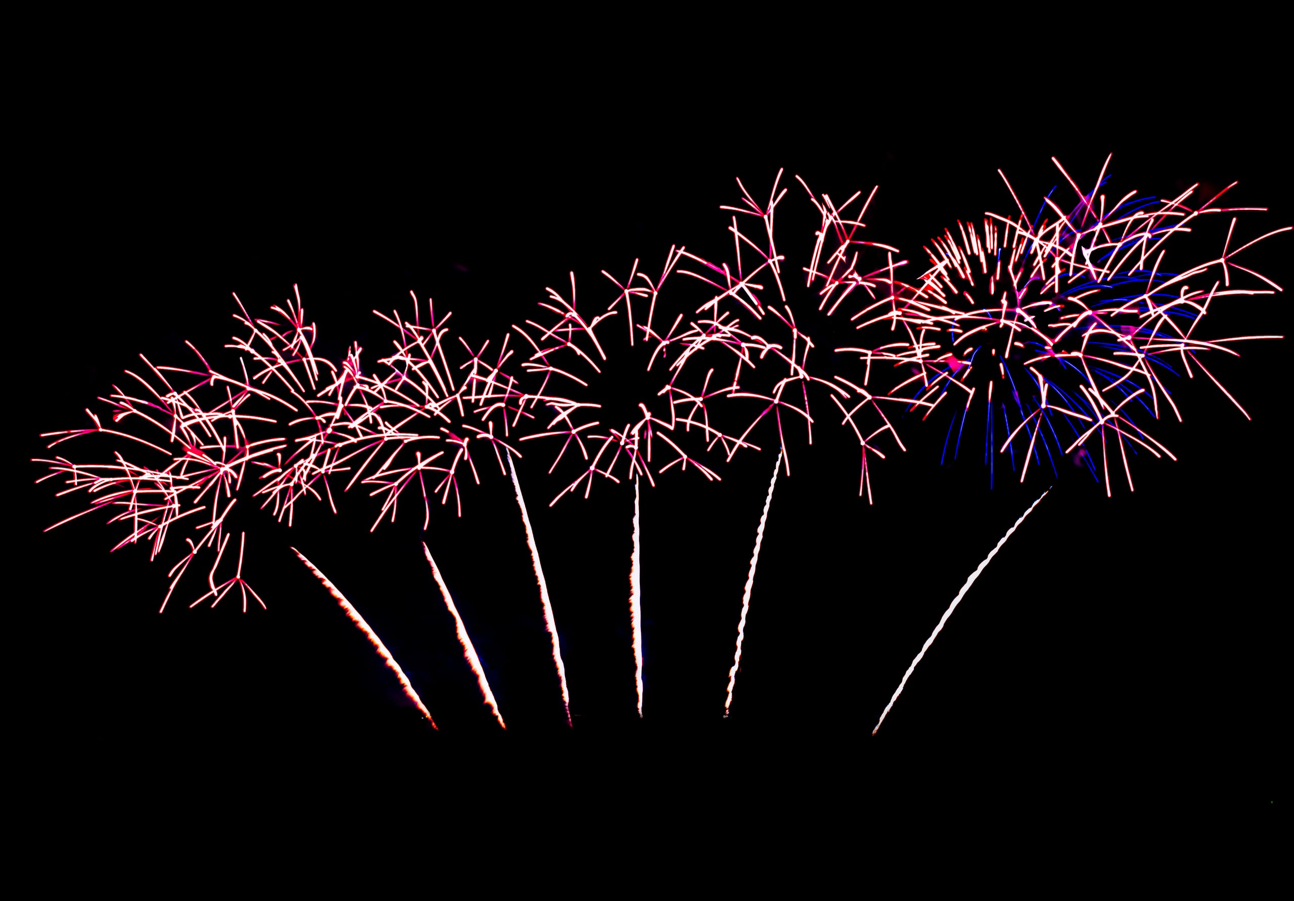 Amman Fireworks, a fine-art photograph by Ali Abu Ras