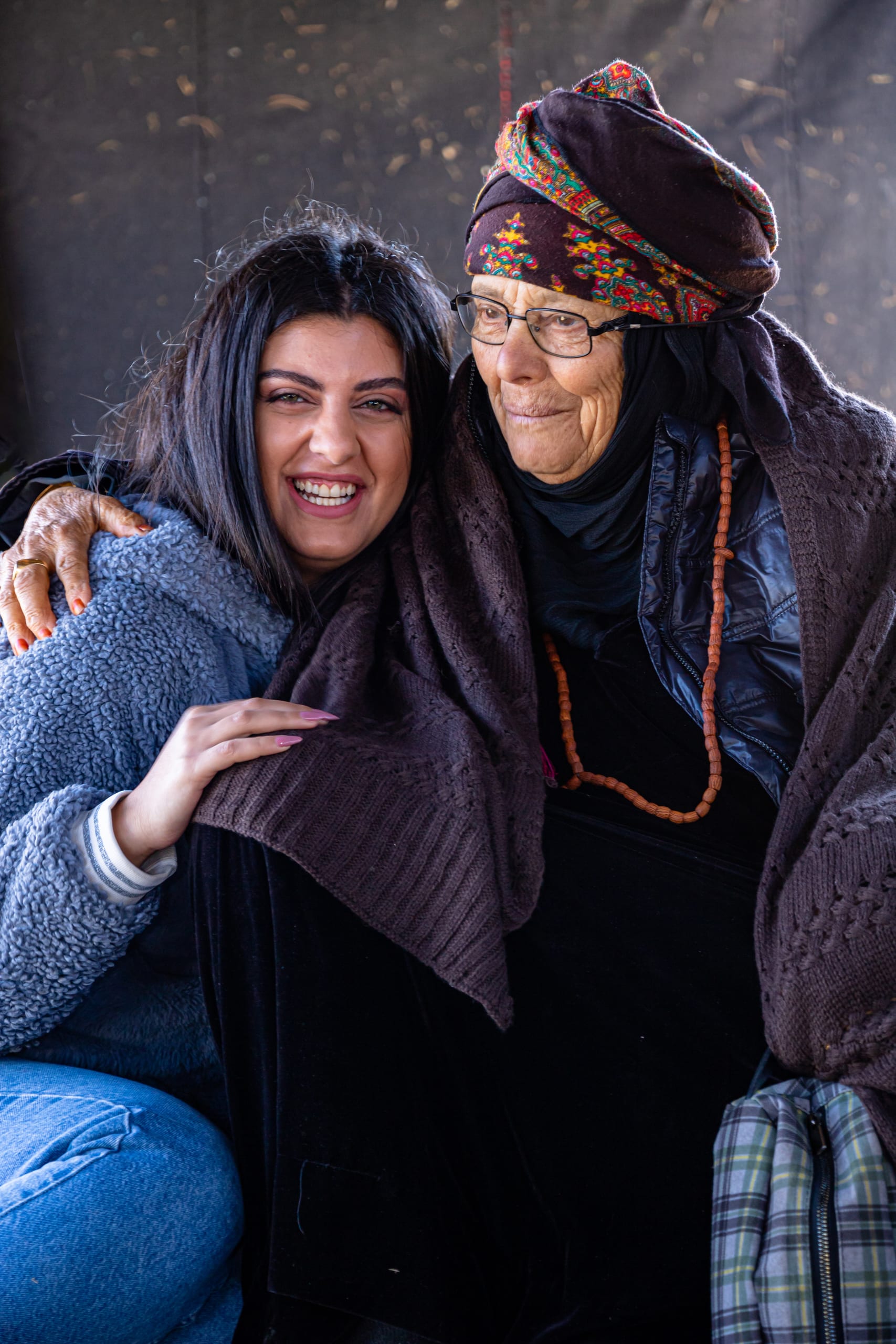 Women Girle OLD Garesa HUG, a fine-art photograph by Ali Abu Ras