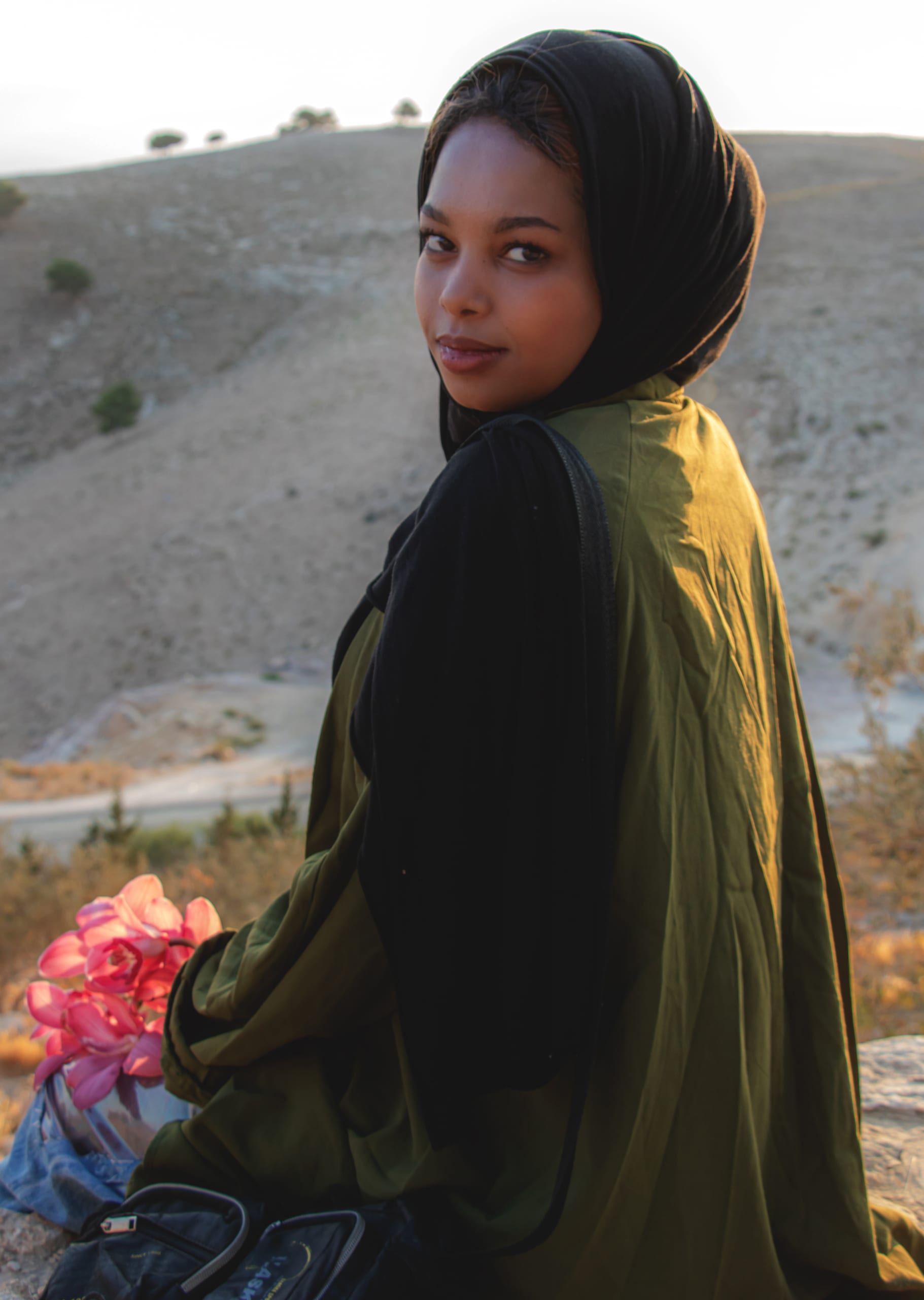 Girle Portrait Hata, a fine-art photograph by Ali Abu Ras
