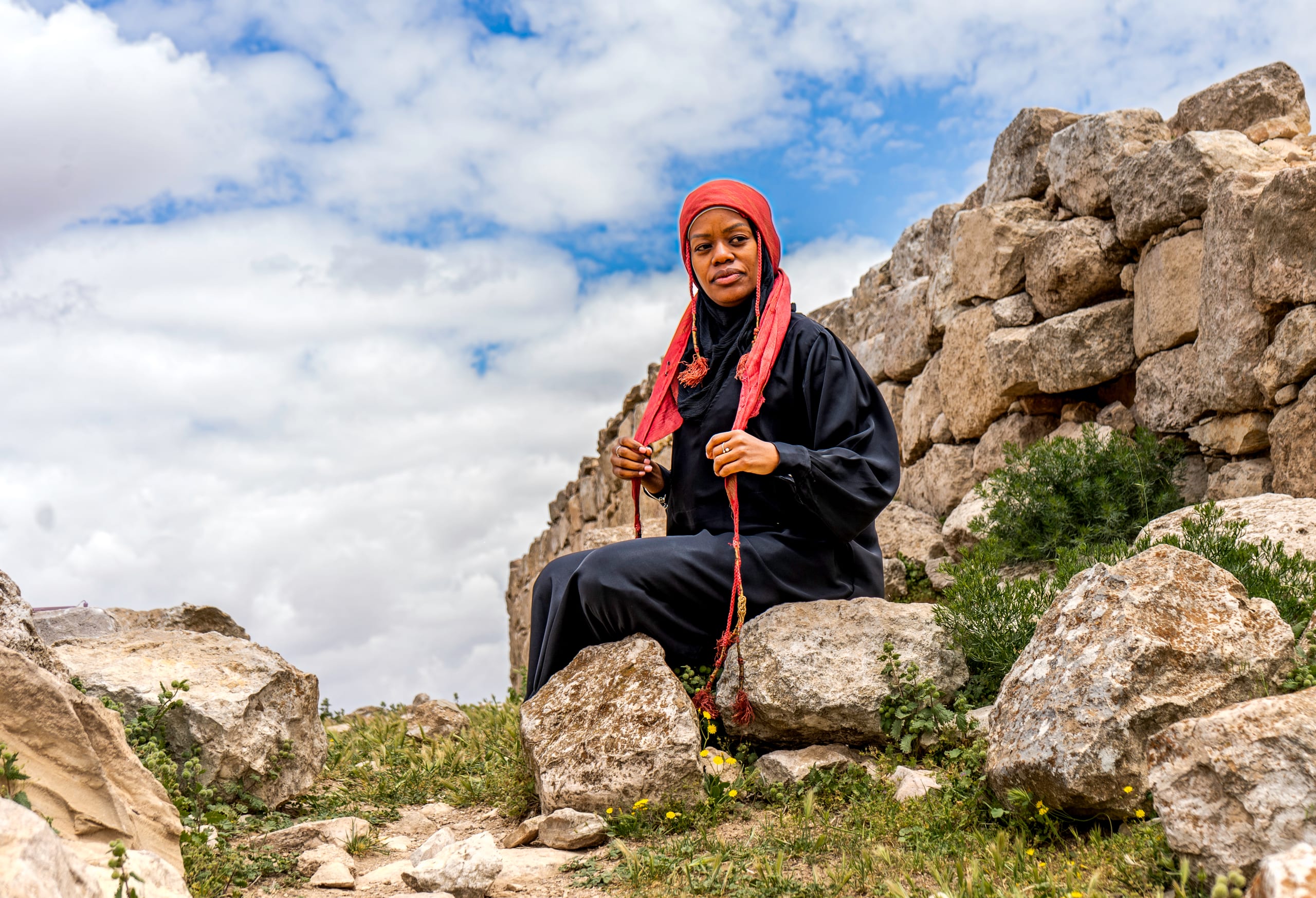 Zoba Traditonal Dress, a fine-art photograph by Ali Abu Ras