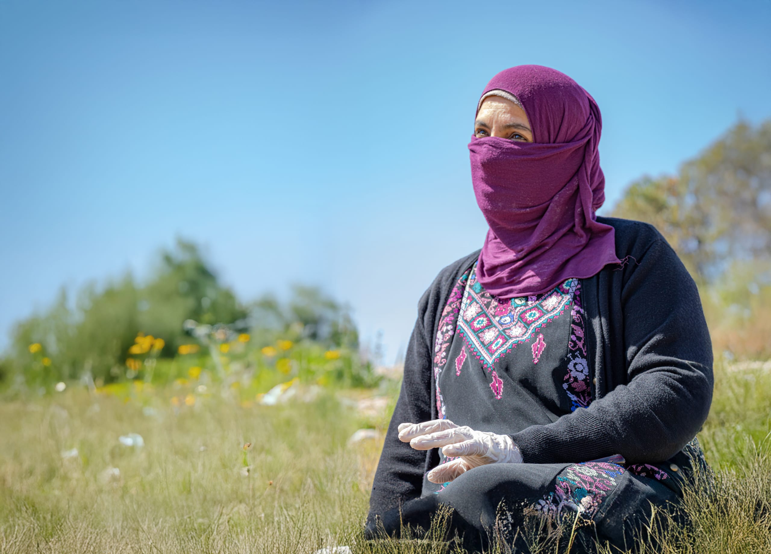 Woman Garesa Traditionals, a fine-art photograph by Ali Abu Ras