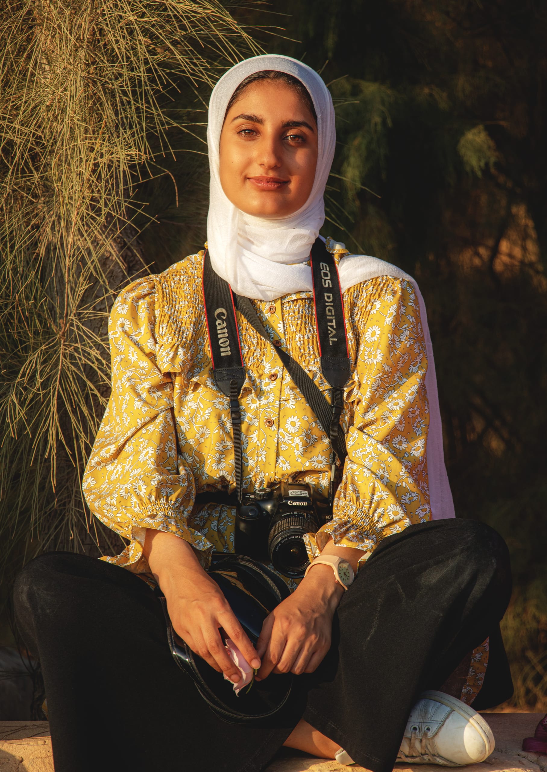 Girle Portrait Hata, a fine-art photograph by Ali Abu Ras