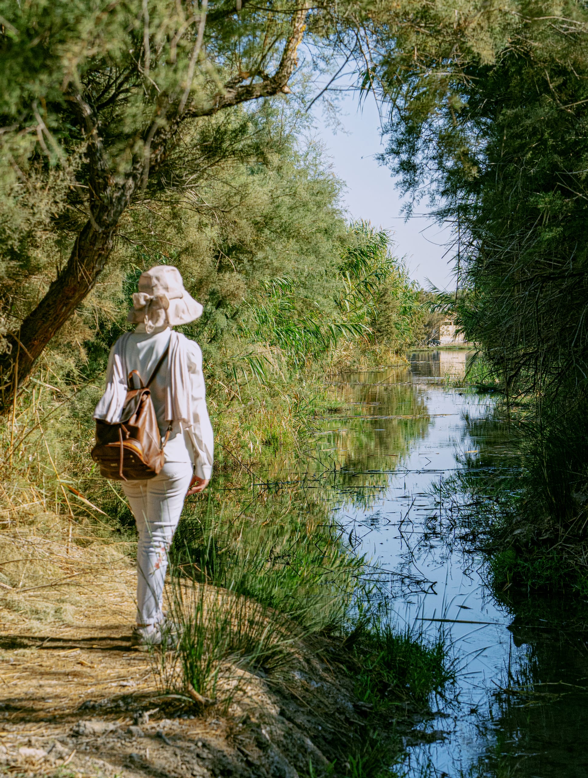 Girl Sara Azraq Water 0, a fine-art photograph by Ali Abu Ras