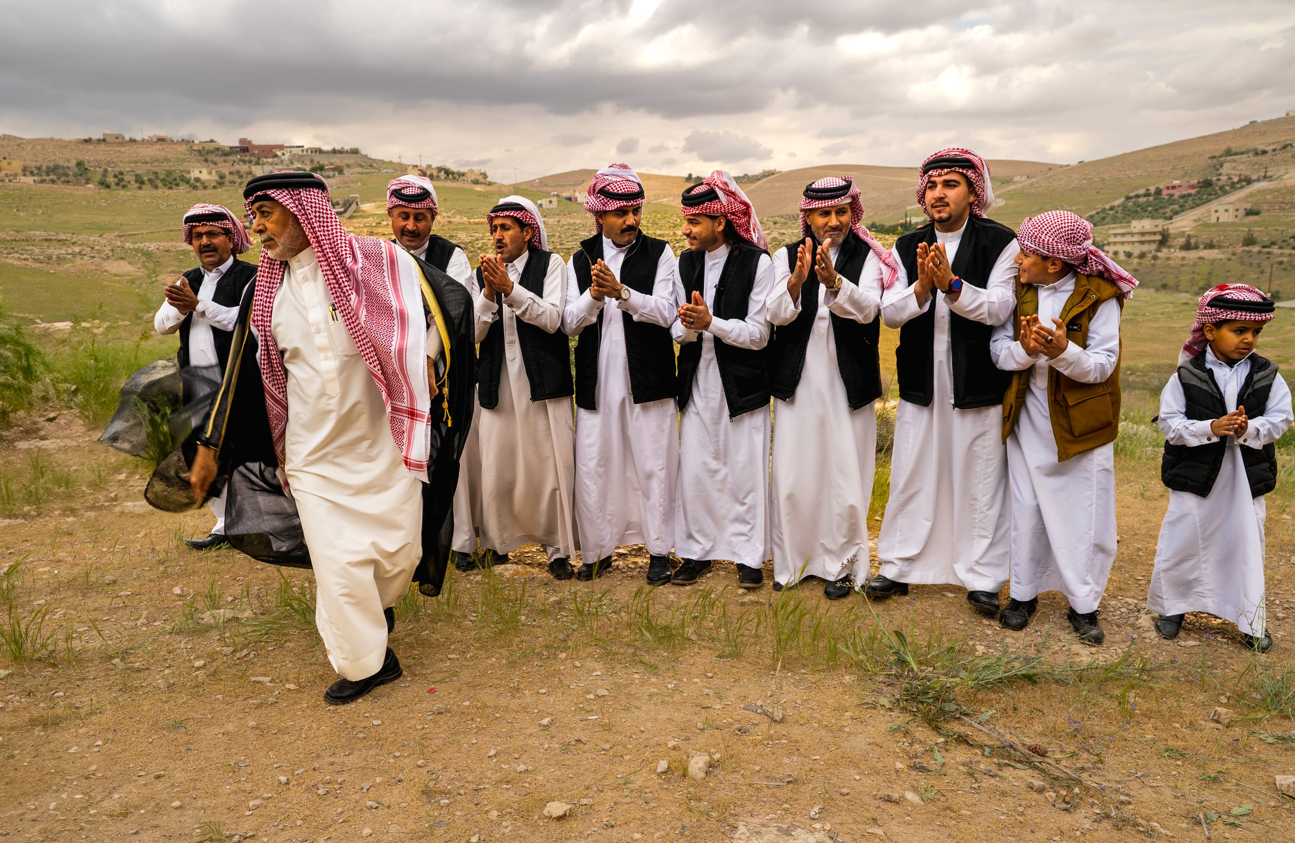0 People Dance Folklore Jordan Blama Garesa, a fine-art photograph by Ali Abu Ras