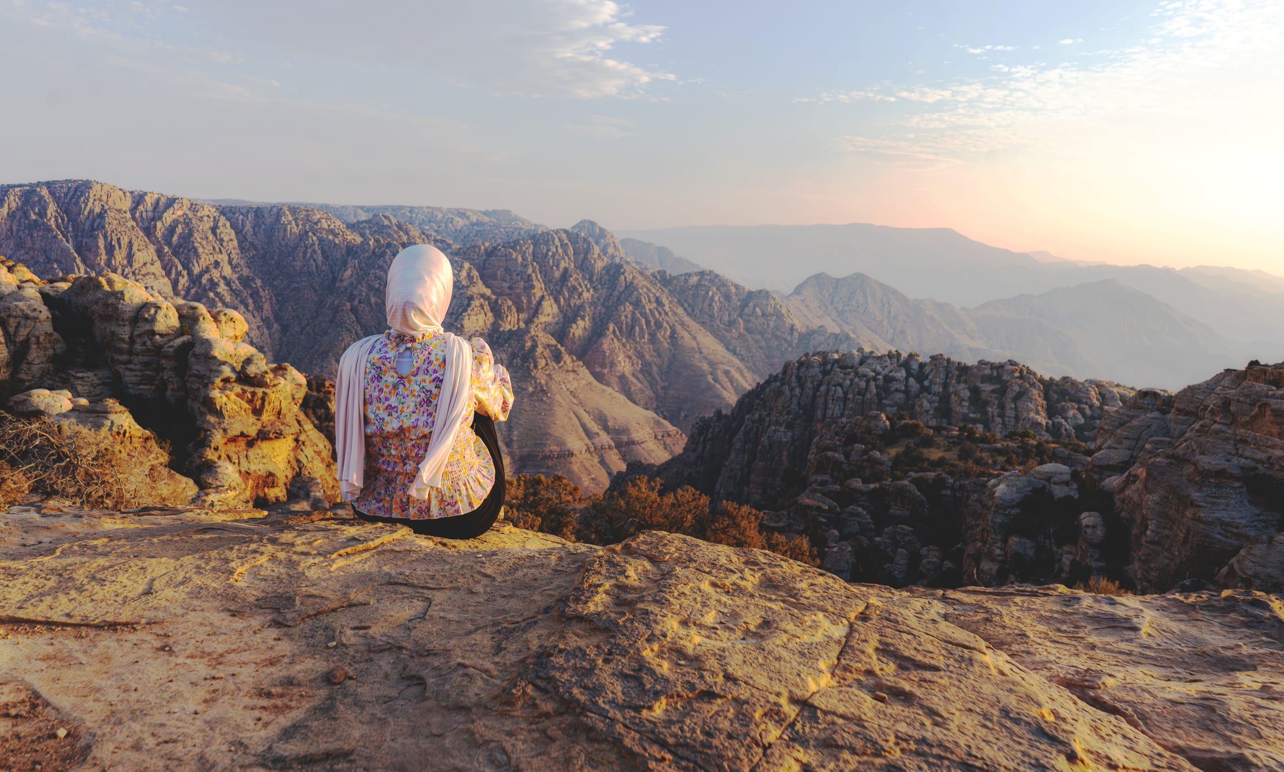 Girl Sara Dahana Water, a fine-art photograph by Ali Abu Ras