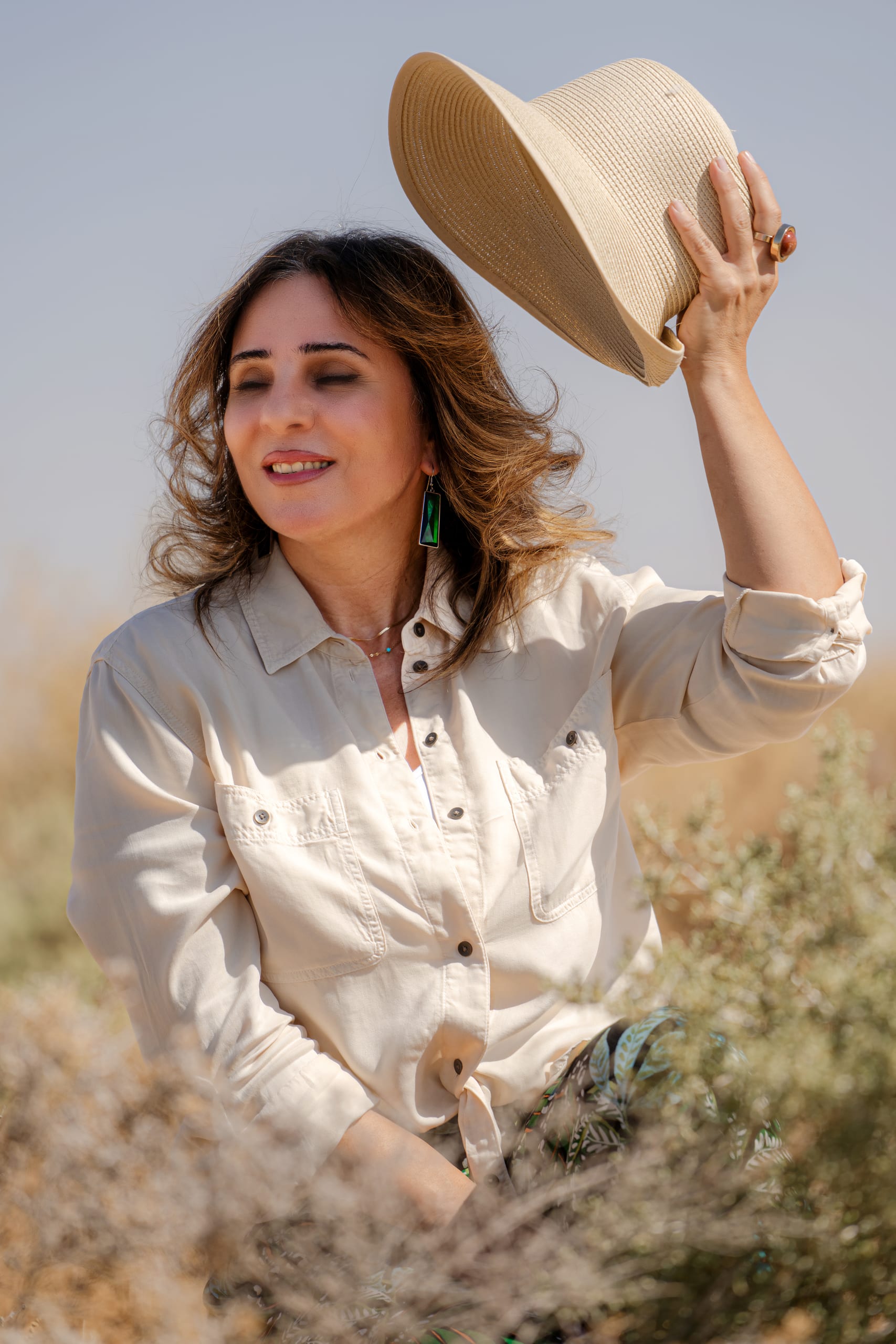Woman Portrait Reham, a fine-art photograph by Ali Abu Ras