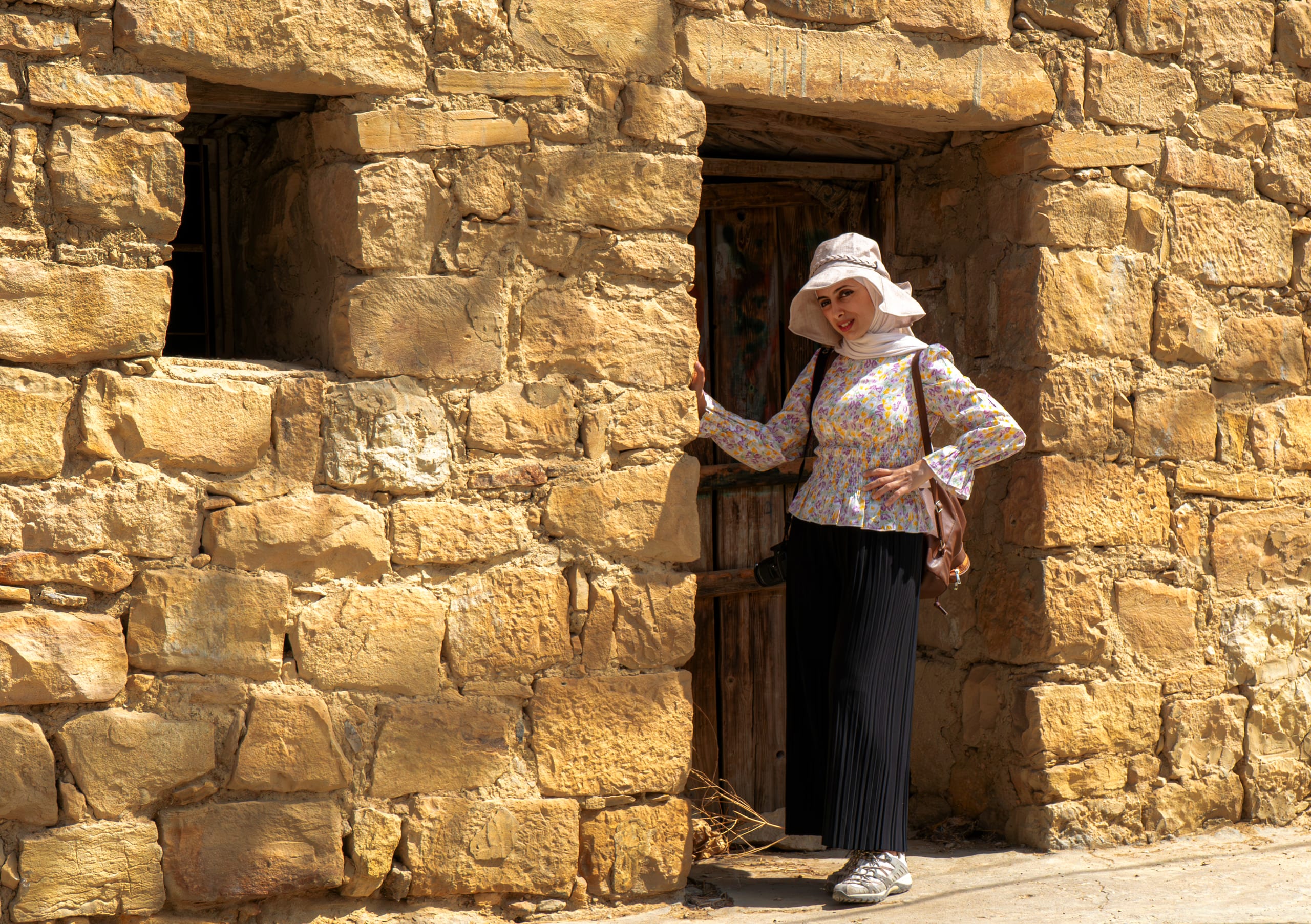 Girl Sara Dahana Water, a fine-art photograph by Ali Abu Ras