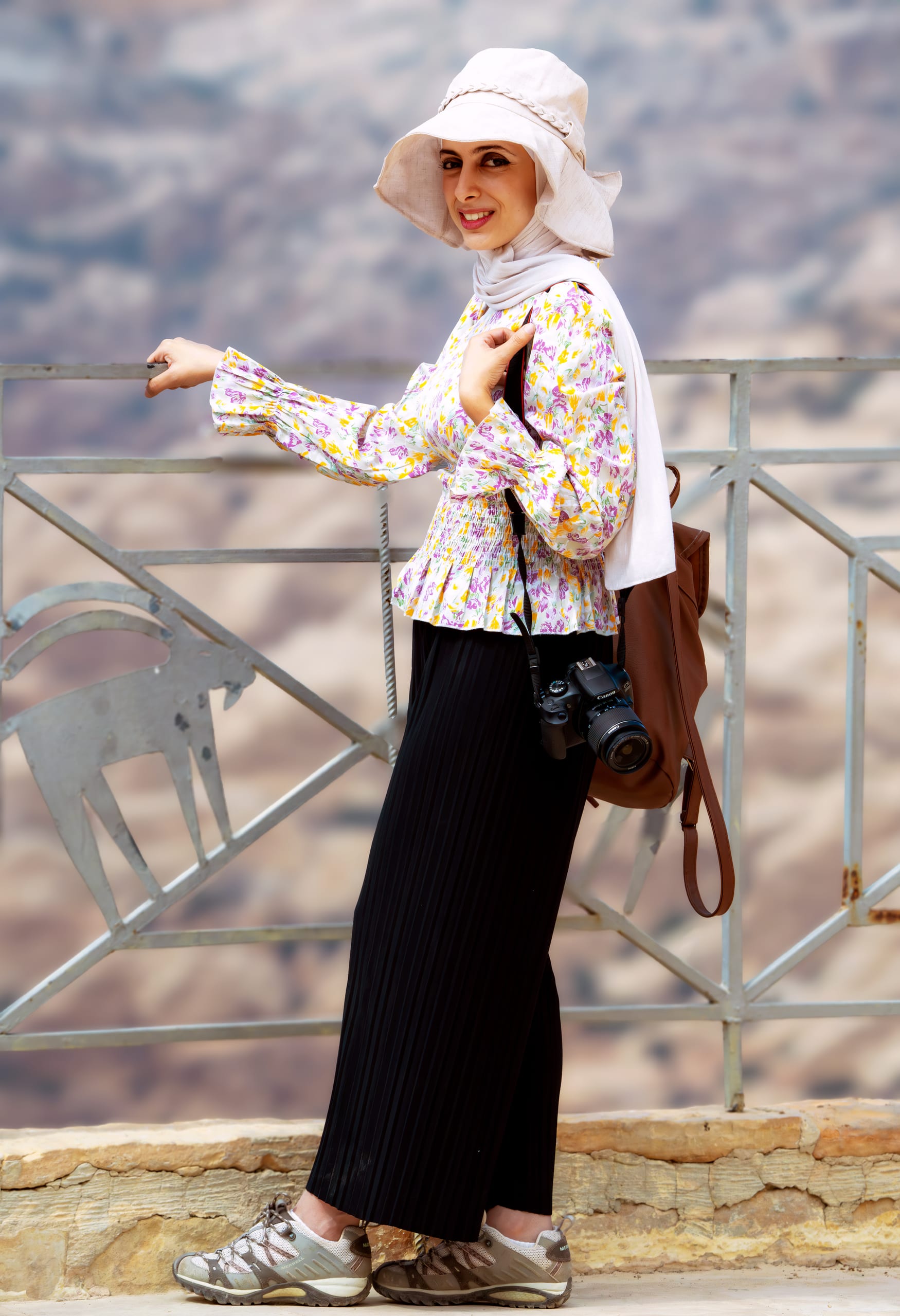 Girl Sara Dahana Water, a fine-art photograph by Ali Abu Ras