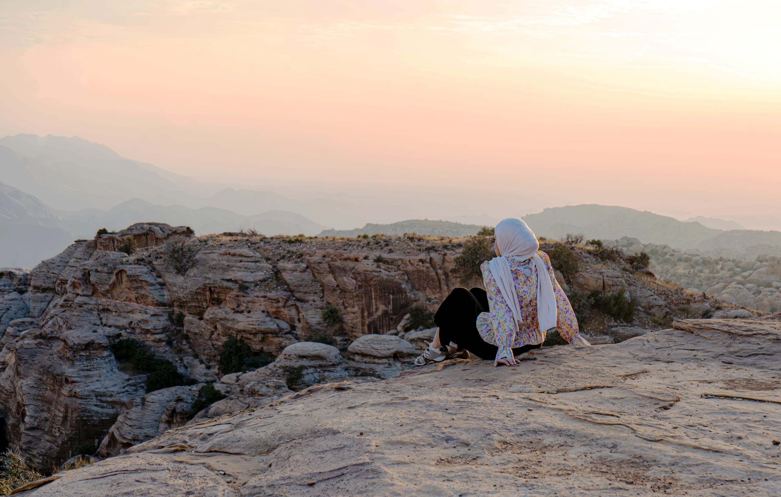 Girl Sara Dahana Water, a fine-art photograph by Ali Abu Ras