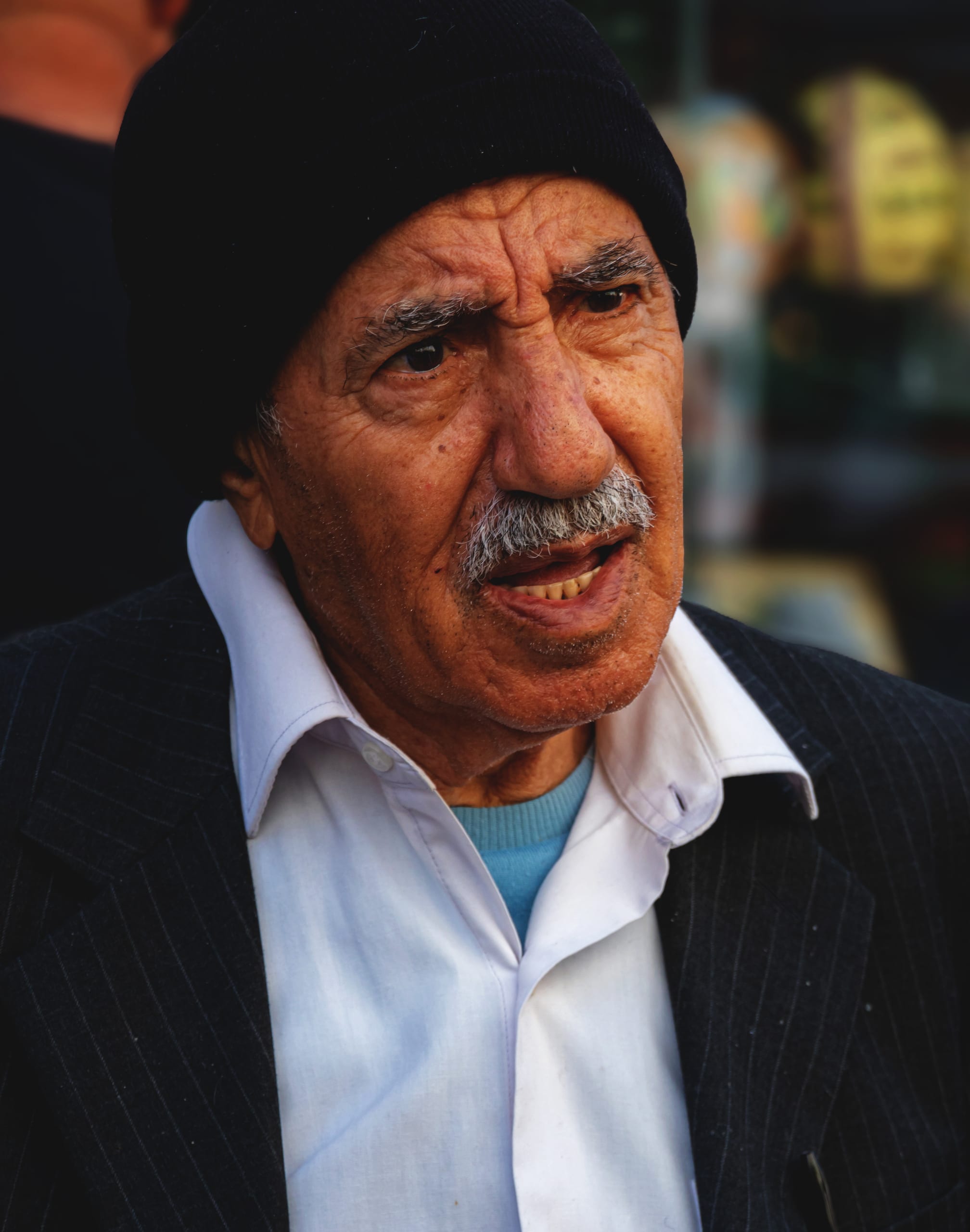 Madaba MAN OLD Street Life Style, a fine-art photograph by Ali Abu Ras