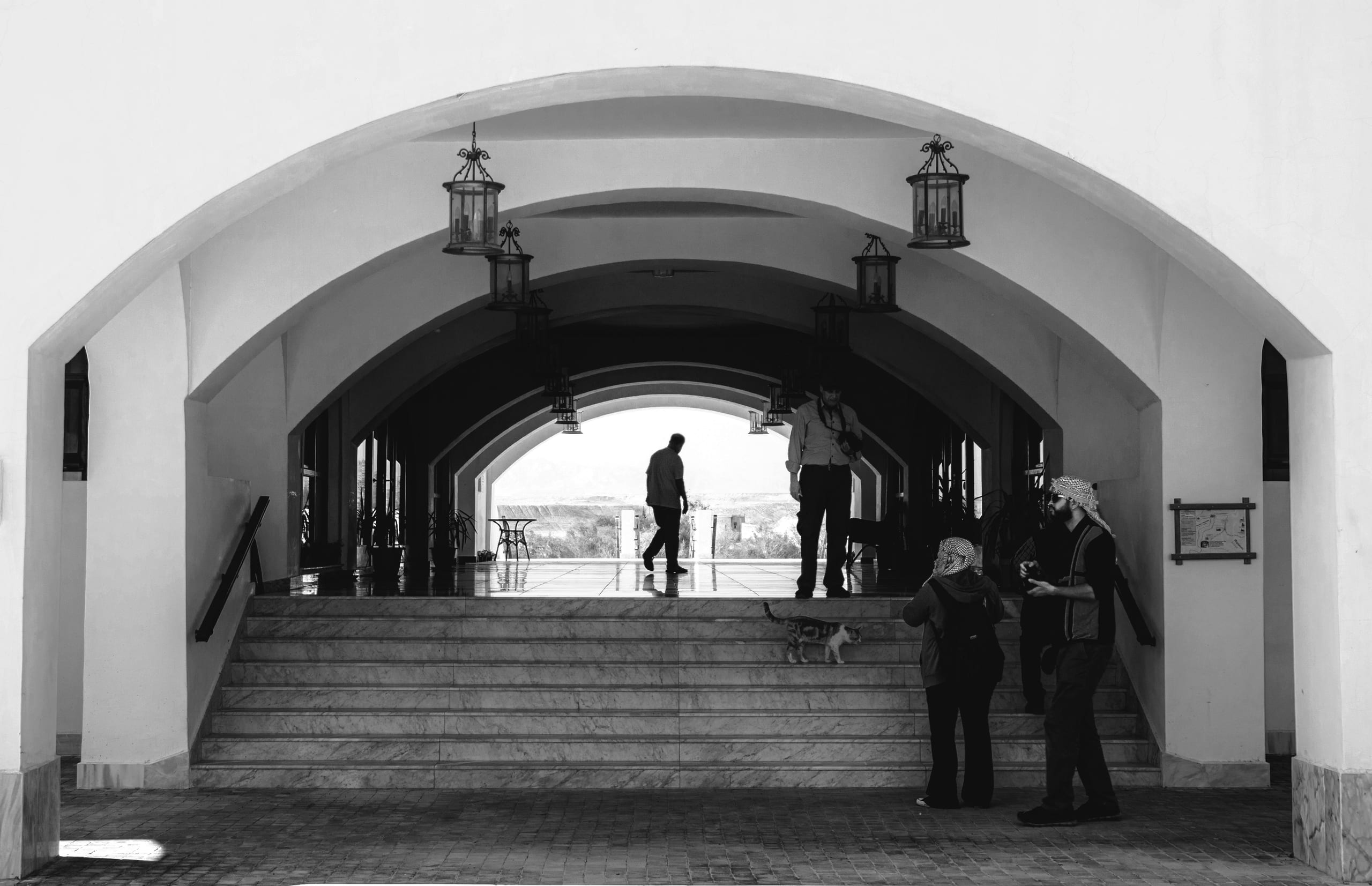 Frame Contest Madaba Deadsea Mount Church People, a fine-art photograph by Ali Abu Ras