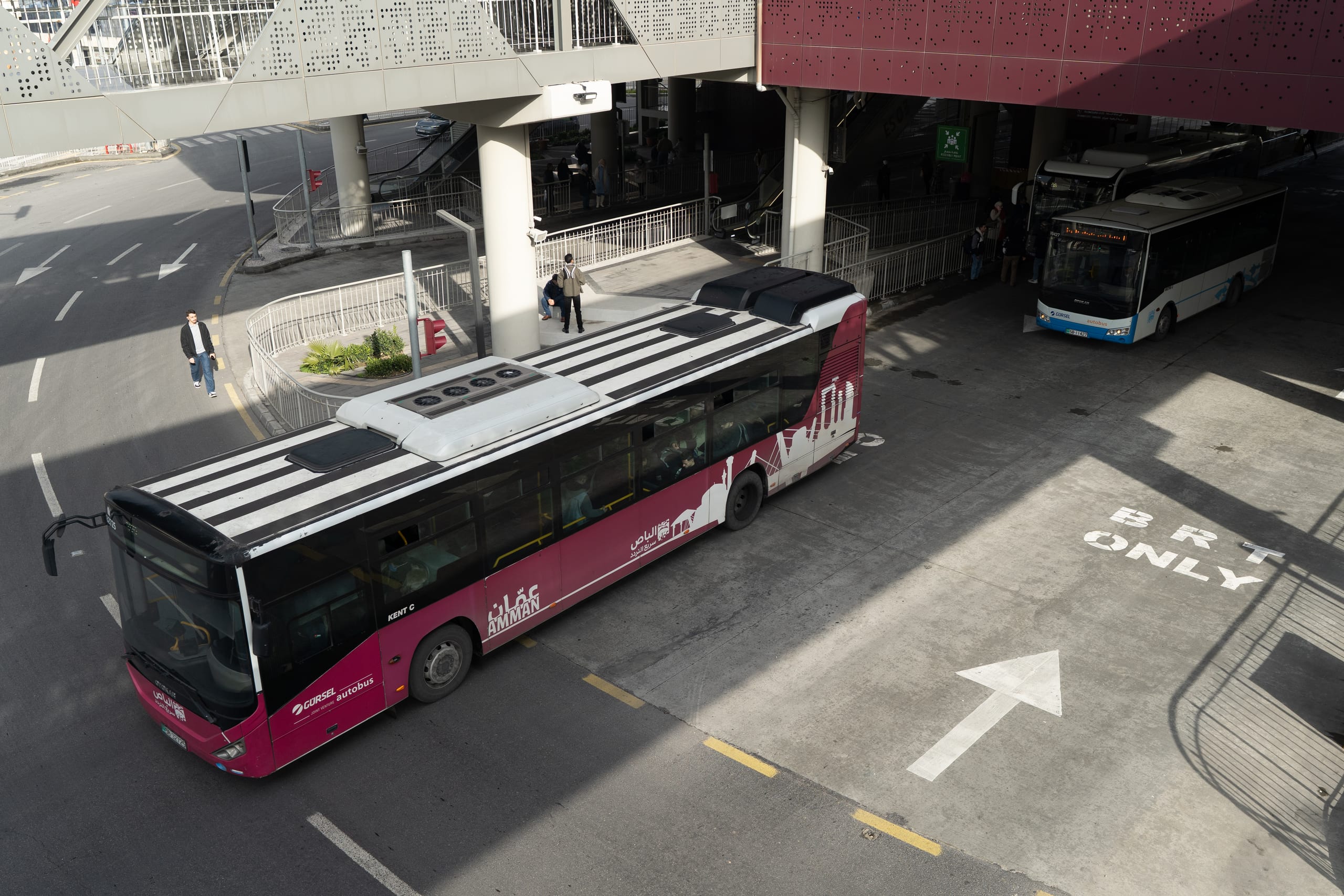 BRT Station, a fine-art photograph by Ali Abu Ras