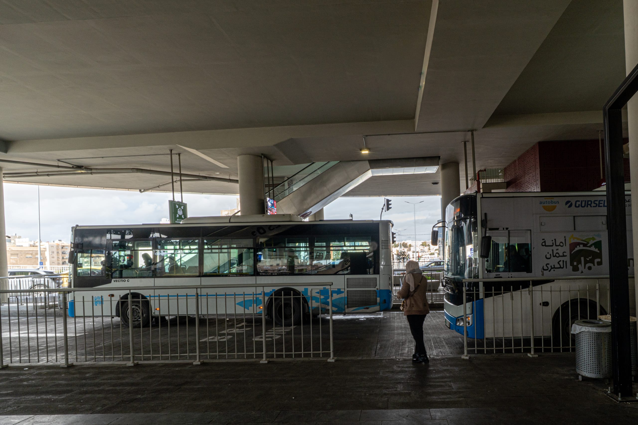 BRT Station, a fine-art photograph by Ali Abu Ras