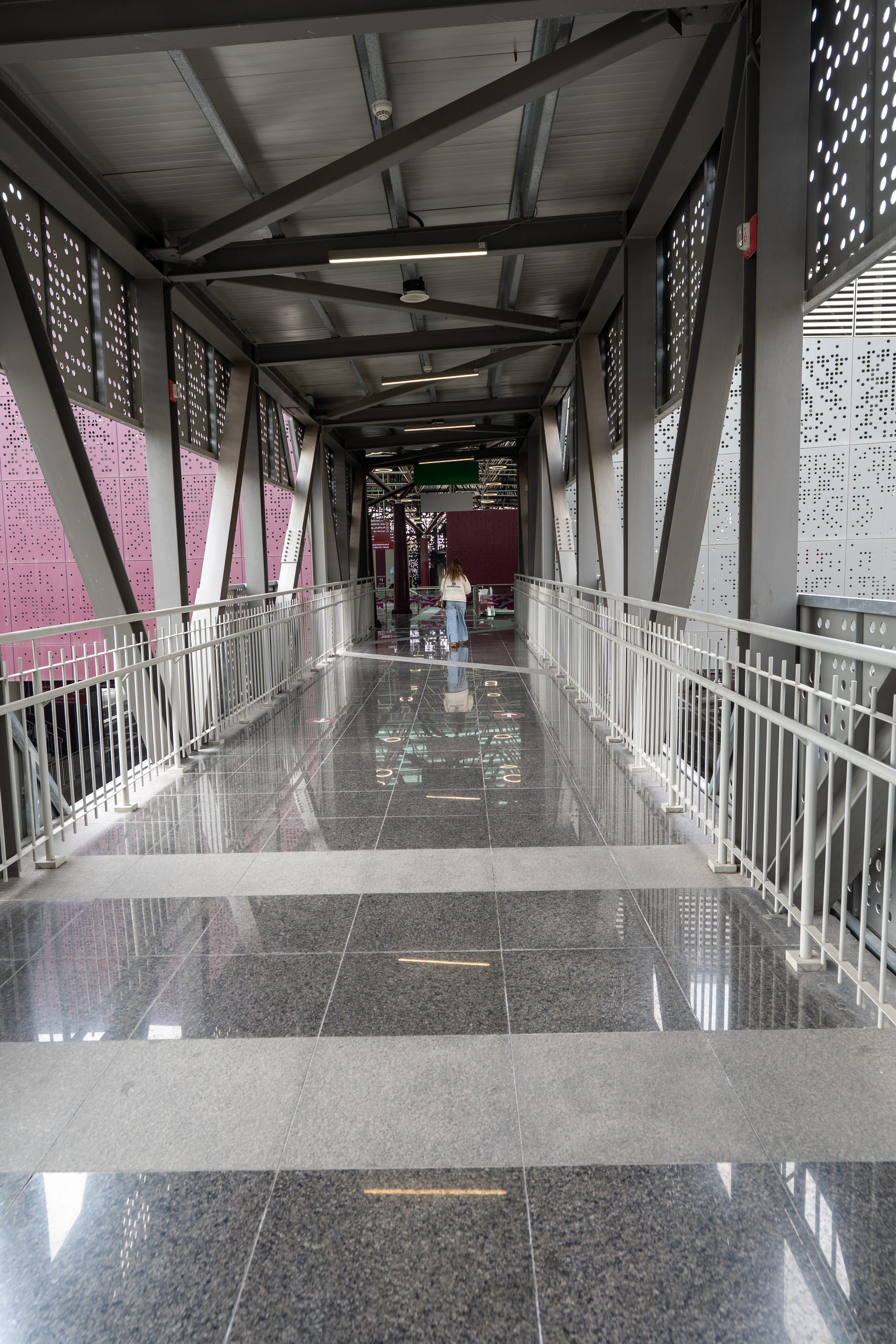 BRT Station, a fine-art photograph by Ali Abu Ras