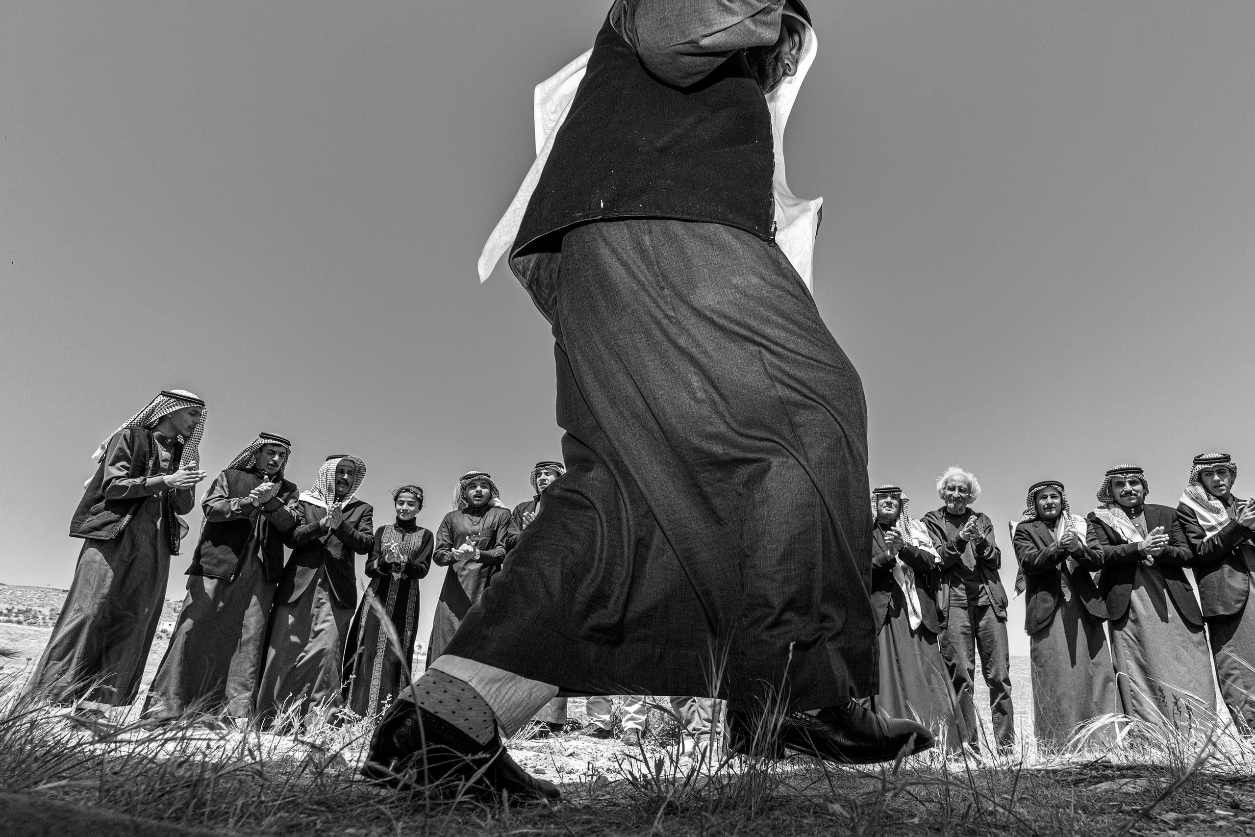 Dance People Samera, a fine-art photograph by Ali Abu Ras