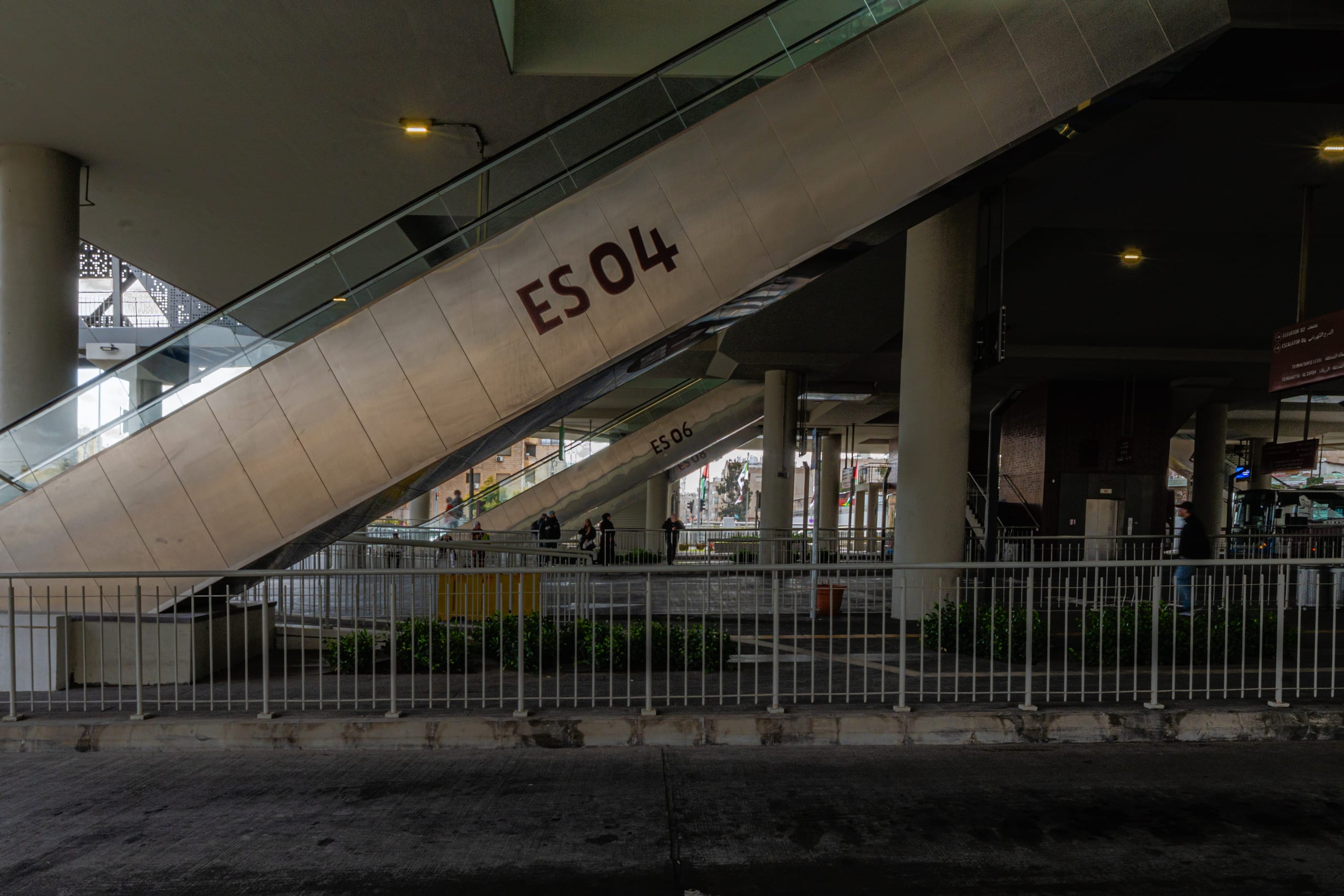 BRT Station, a fine-art photograph by Ali Abu Ras
