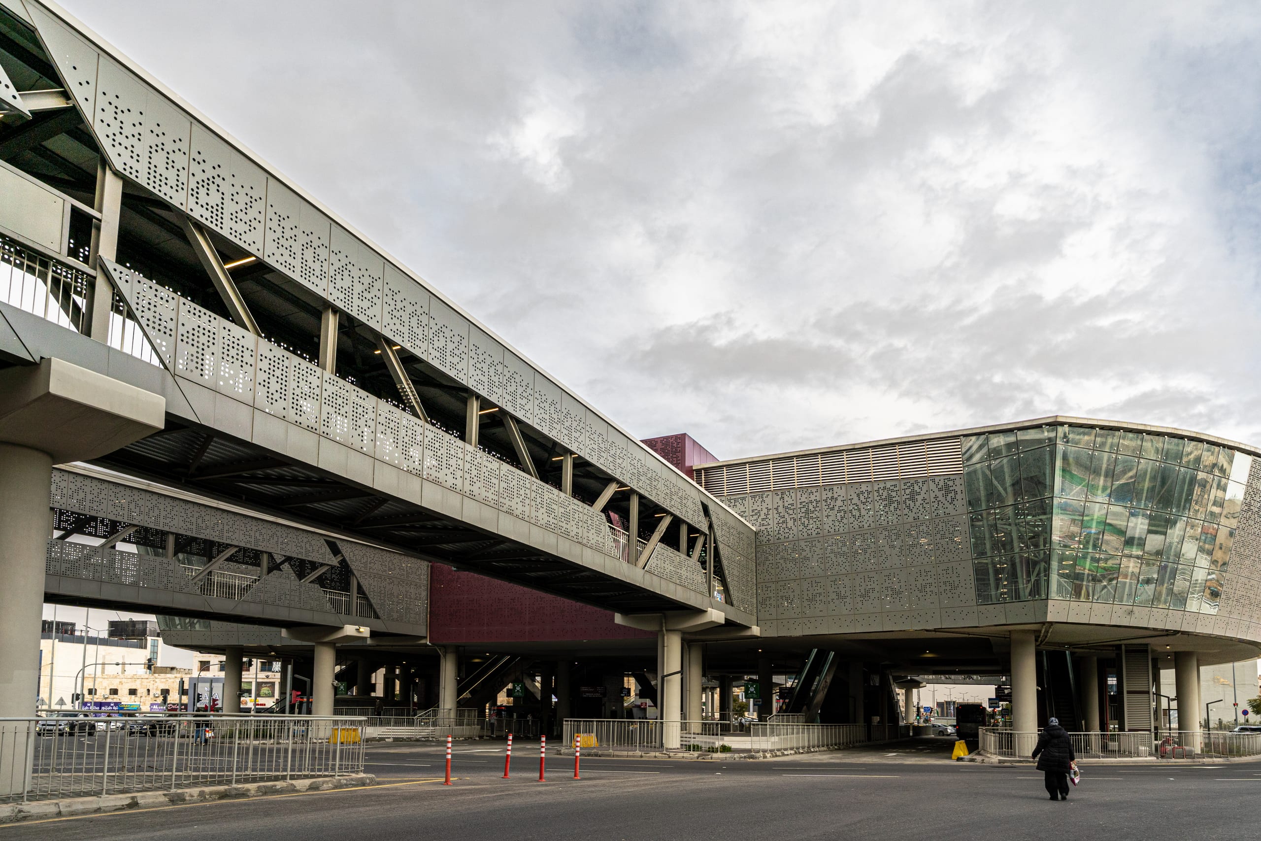 BRT Station, a fine-art photograph by Ali Abu Ras