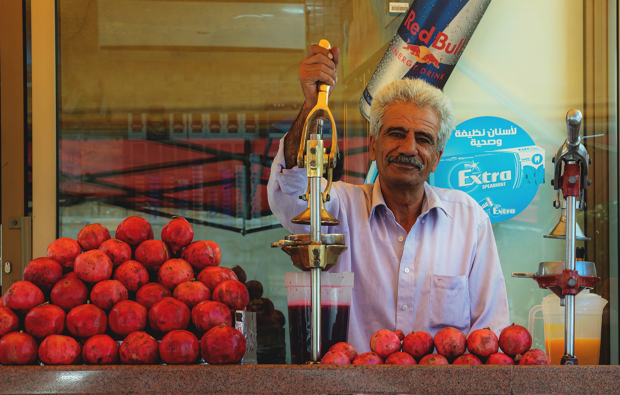 Madaba MAN Shop Street, a fine-art photograph by Ali Abu Ras