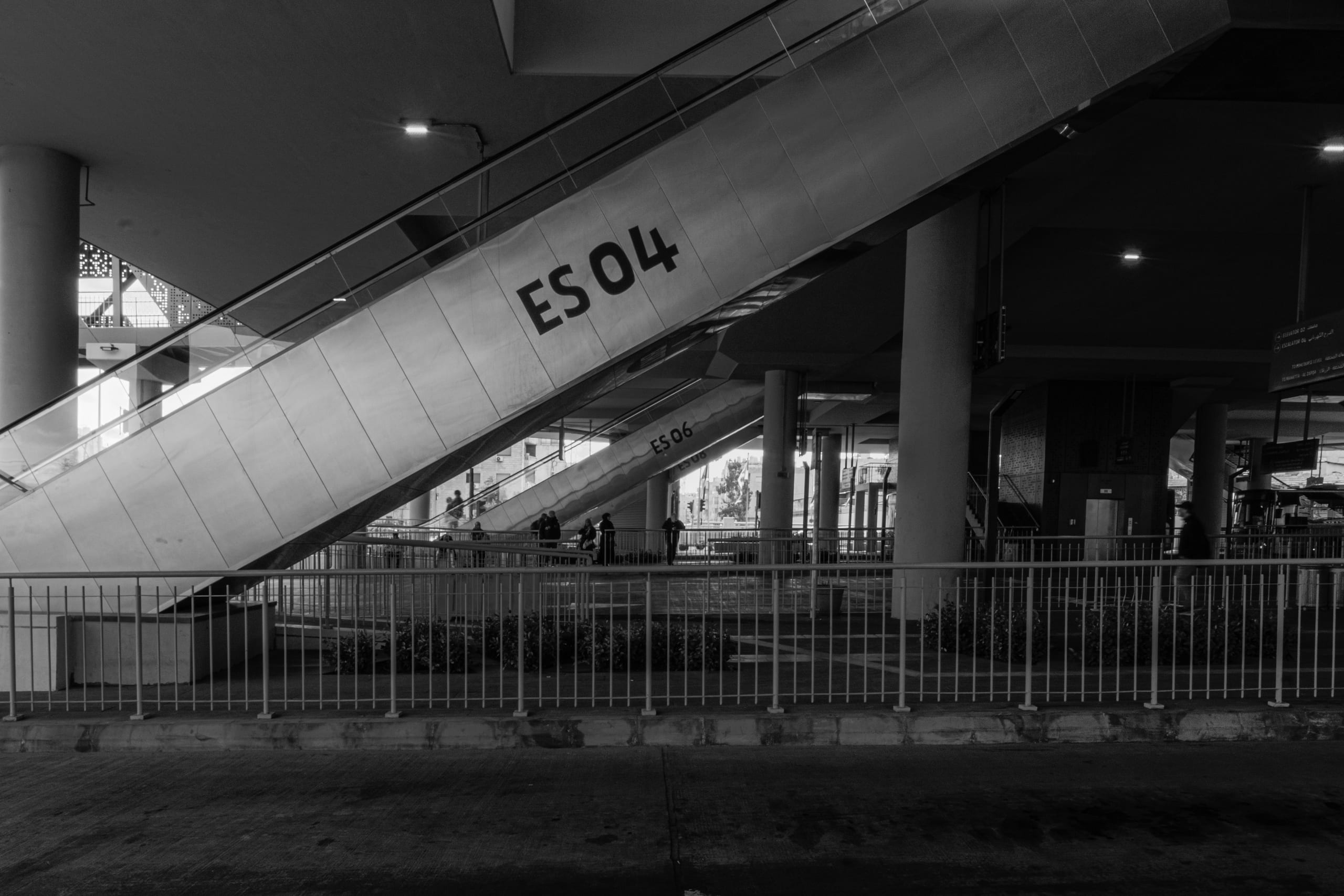 BRT Station 2, a fine-art photograph by Ali Abu Ras