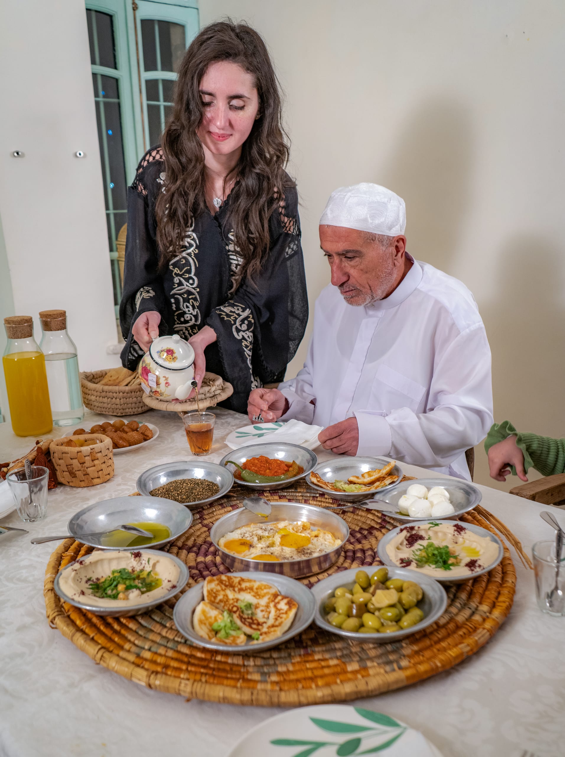 Family Ramadan Eftar Food Eating, a fine-art photograph by Ali Abu Ras