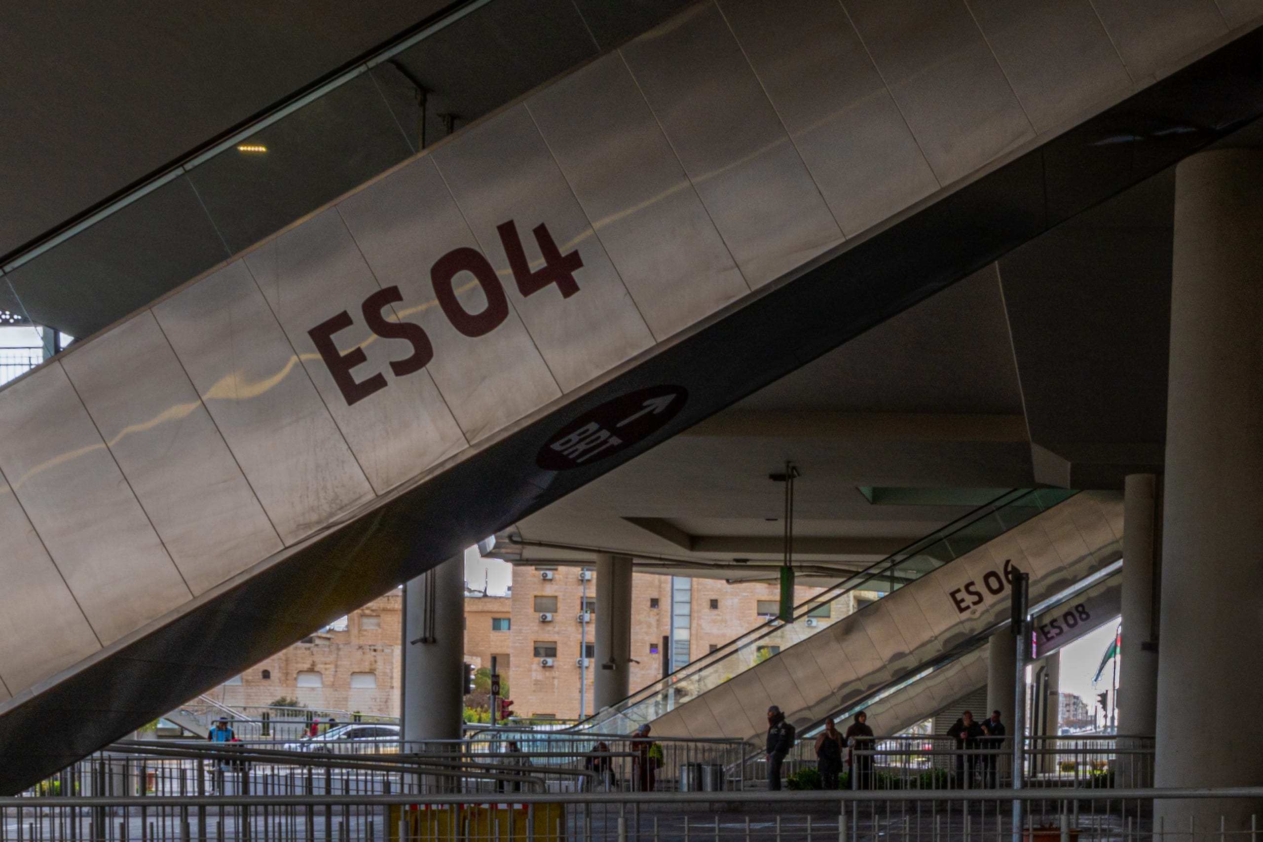 BRT Station 1 Edit, a fine-art photograph by Ali Abu Ras