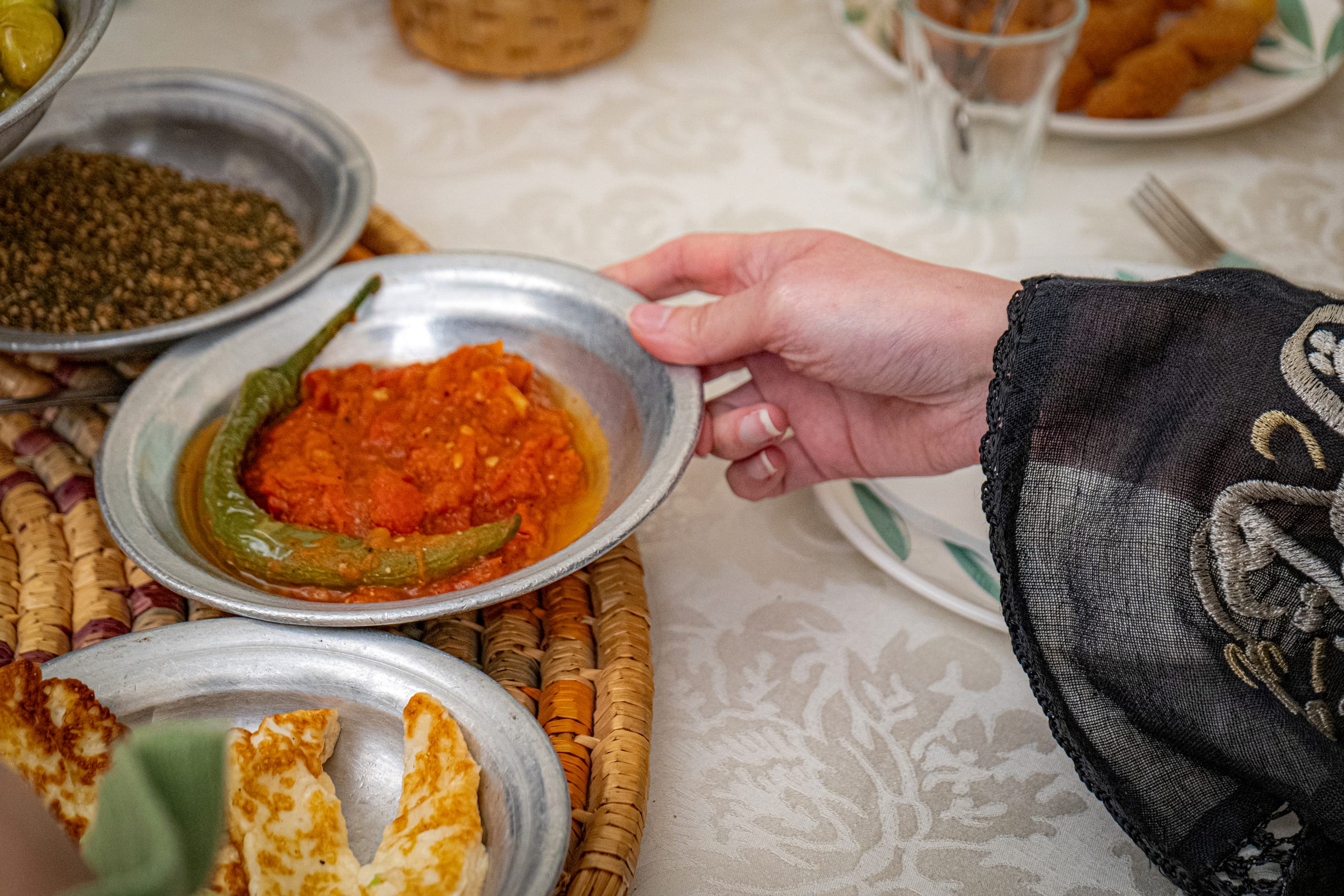 Family Ramadan Eftar Food Eating, a fine-art photograph by Ali Abu Ras