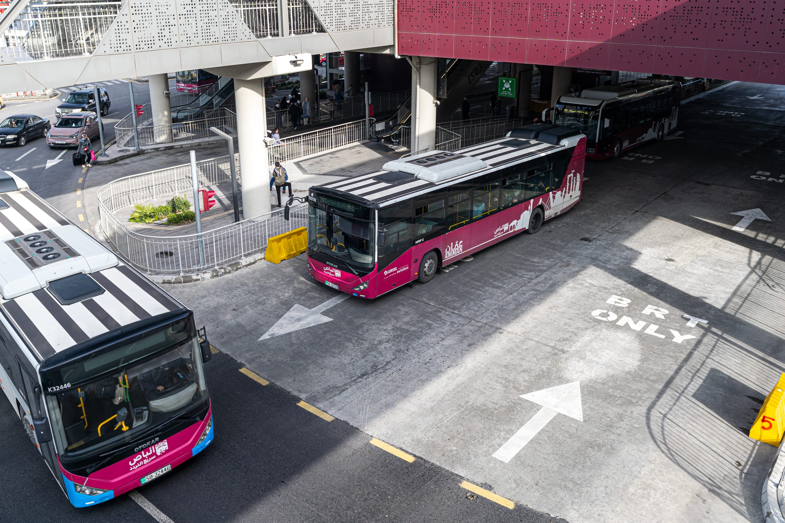 BRT Station, a fine-art photograph by Ali Abu Ras