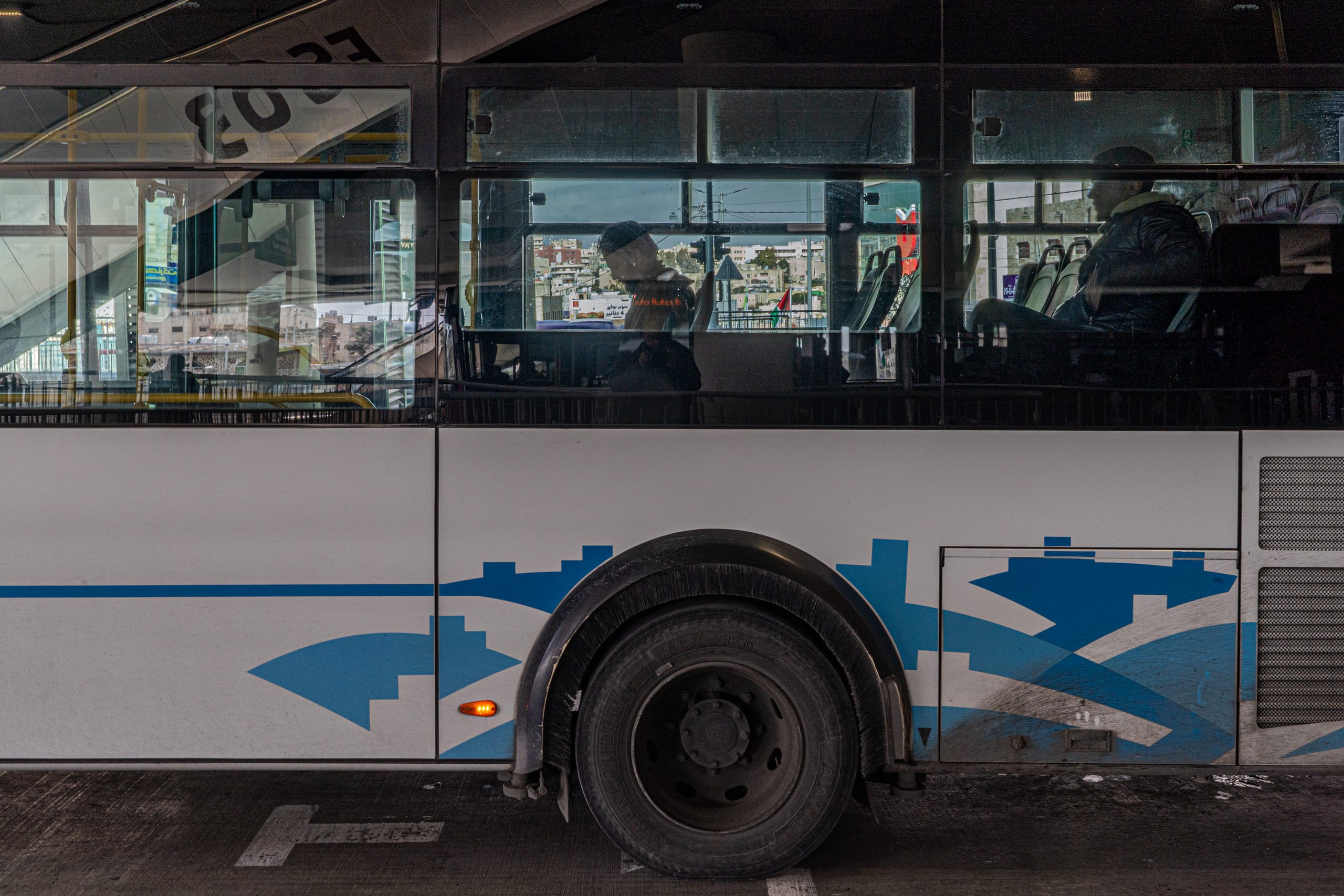 BRT Station 1, a fine-art photograph by Ali Abu Ras