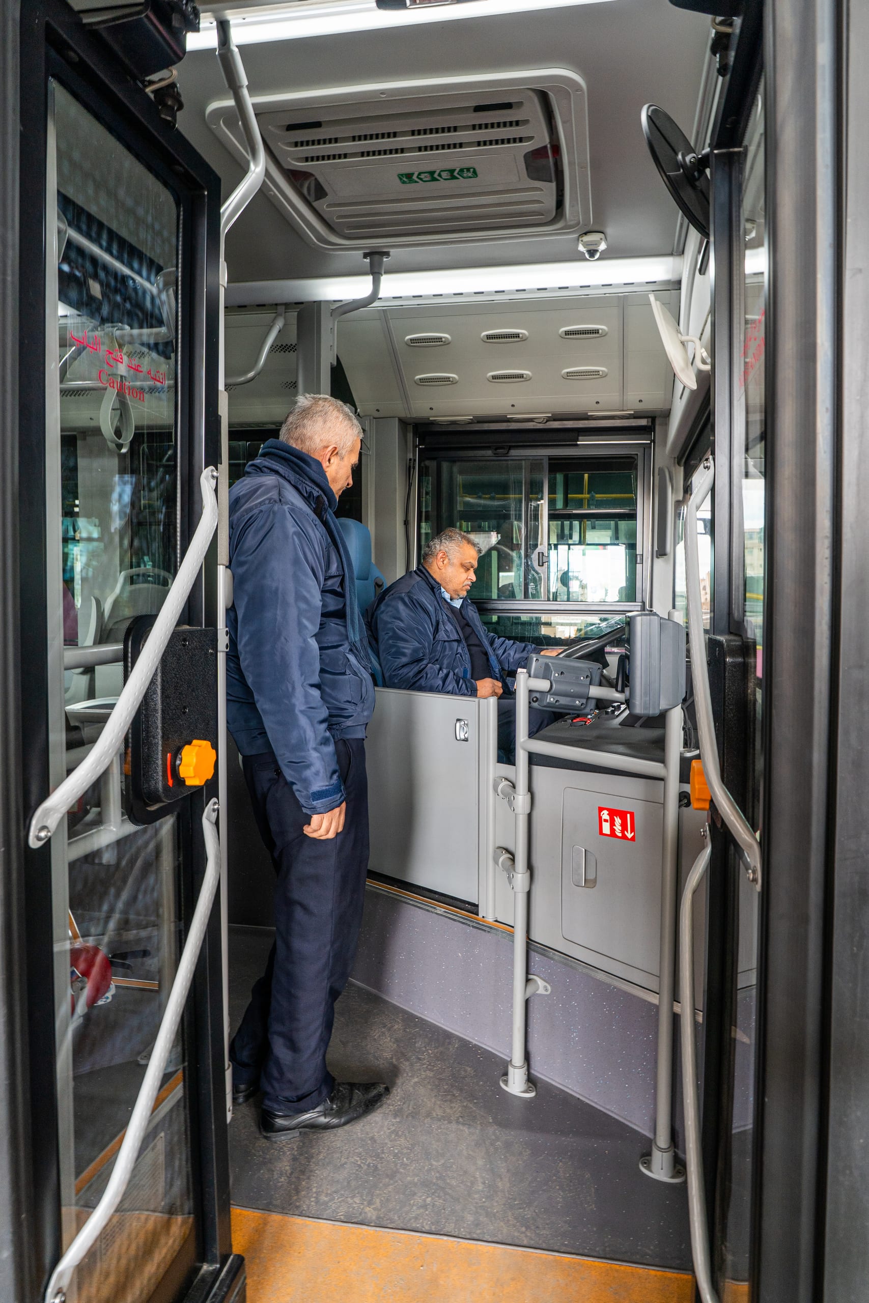 BRT Station 1, a fine-art photograph by Ali Abu Ras