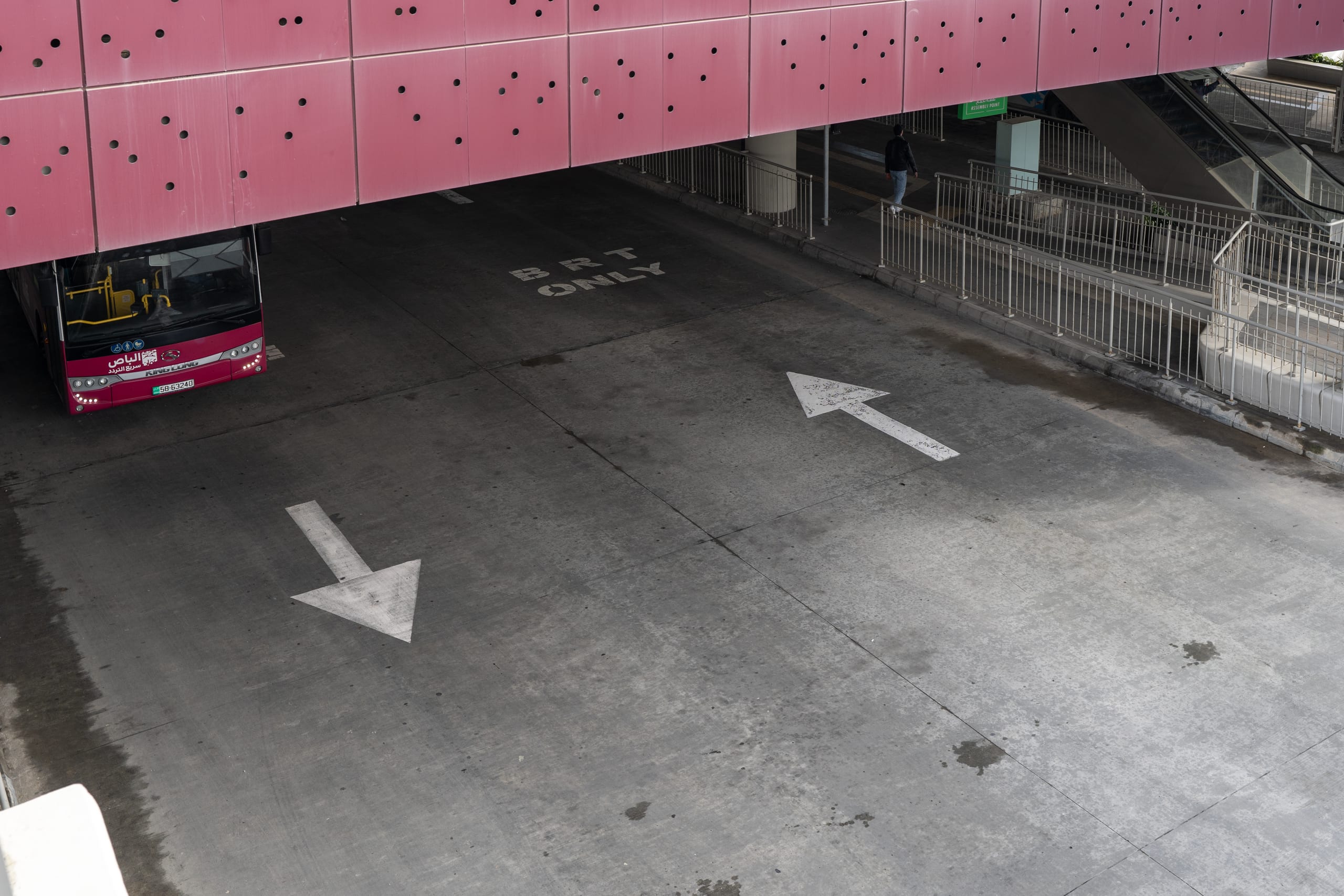 BRT Station, a fine-art photograph by Ali Abu Ras