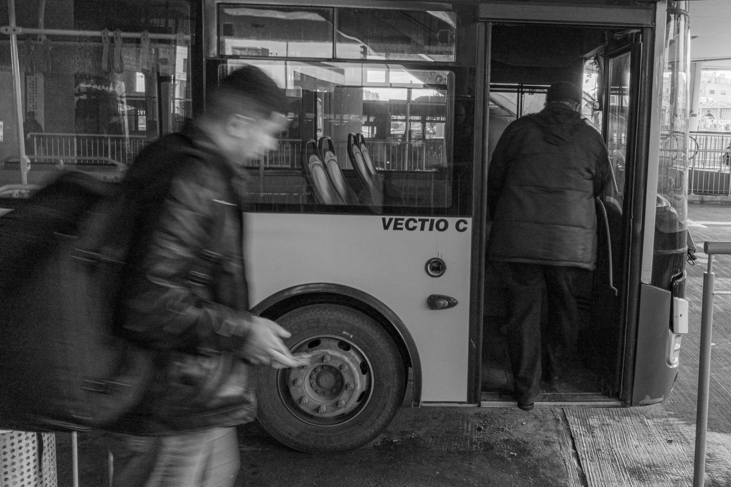 BRT Station 2, a fine-art photograph by Ali Abu Ras