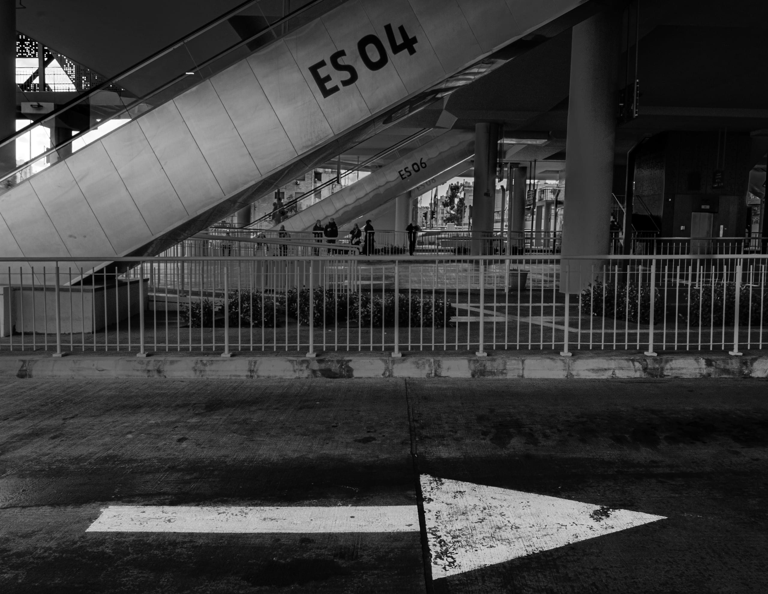 Frame Contest BRT Station, a fine-art photograph by Ali Abu Ras