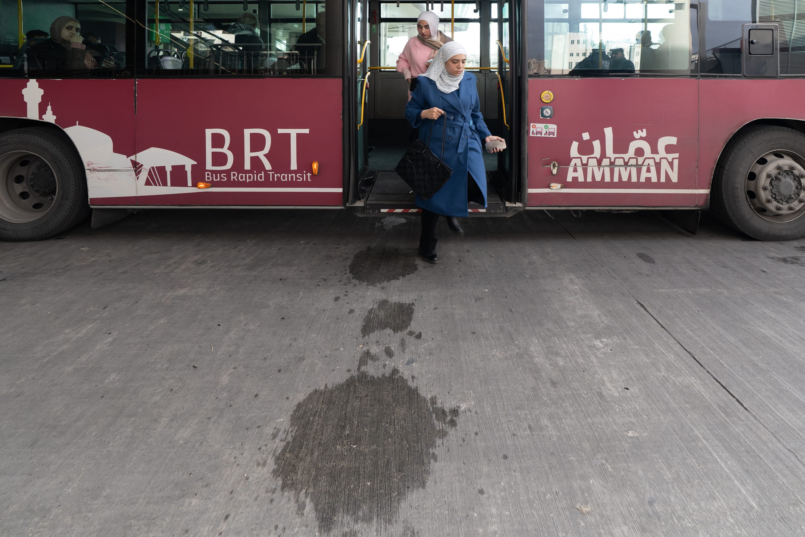 BRT Station, a fine-art photograph by Ali Abu Ras