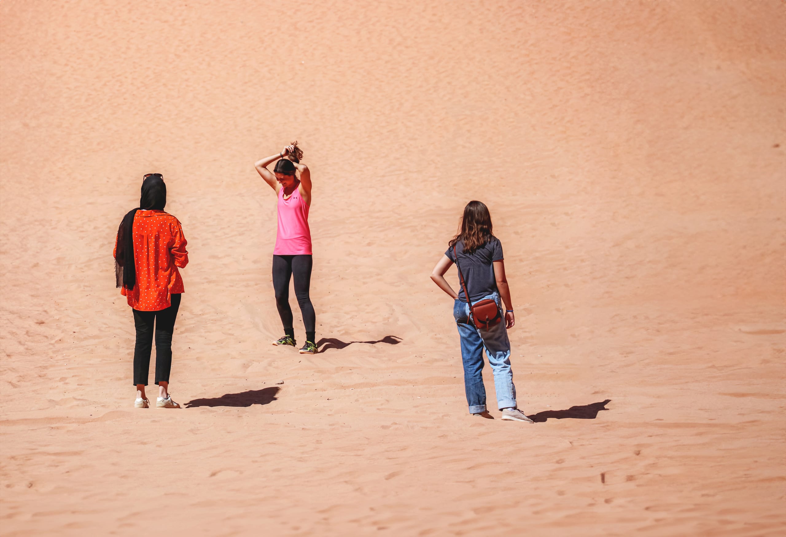 Street People Camels Desert RUM, a fine-art photograph by Ali Abu Ras