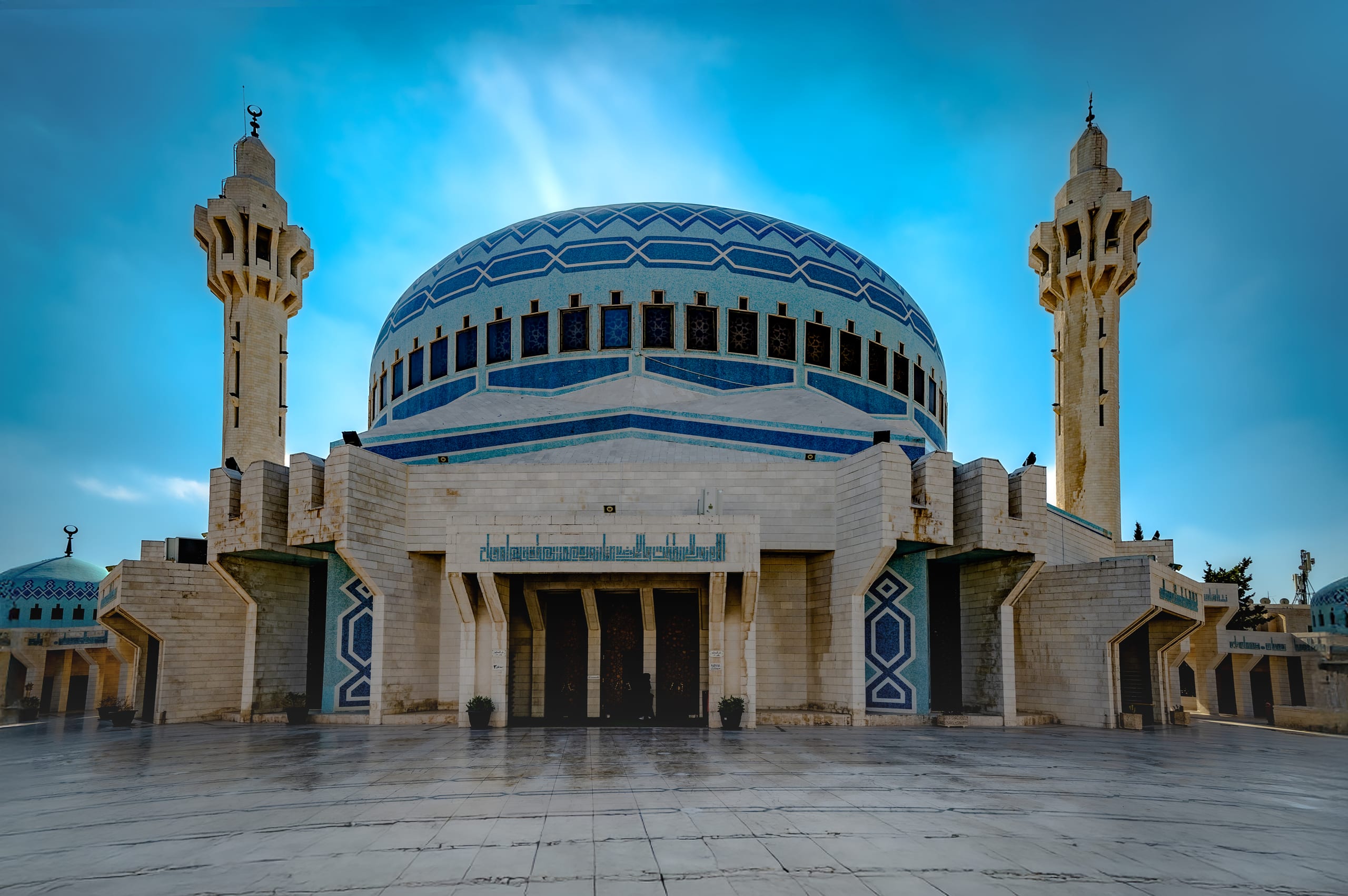 Masjid Abdallah Outdoor Modren OLD, a fine-art photograph by Ali Abu Ras