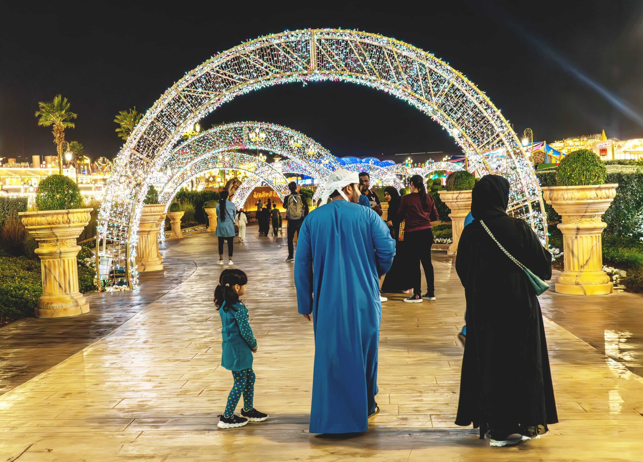 People Dubai OLD City Vilage, a fine-art photograph by Ali Abu Ras