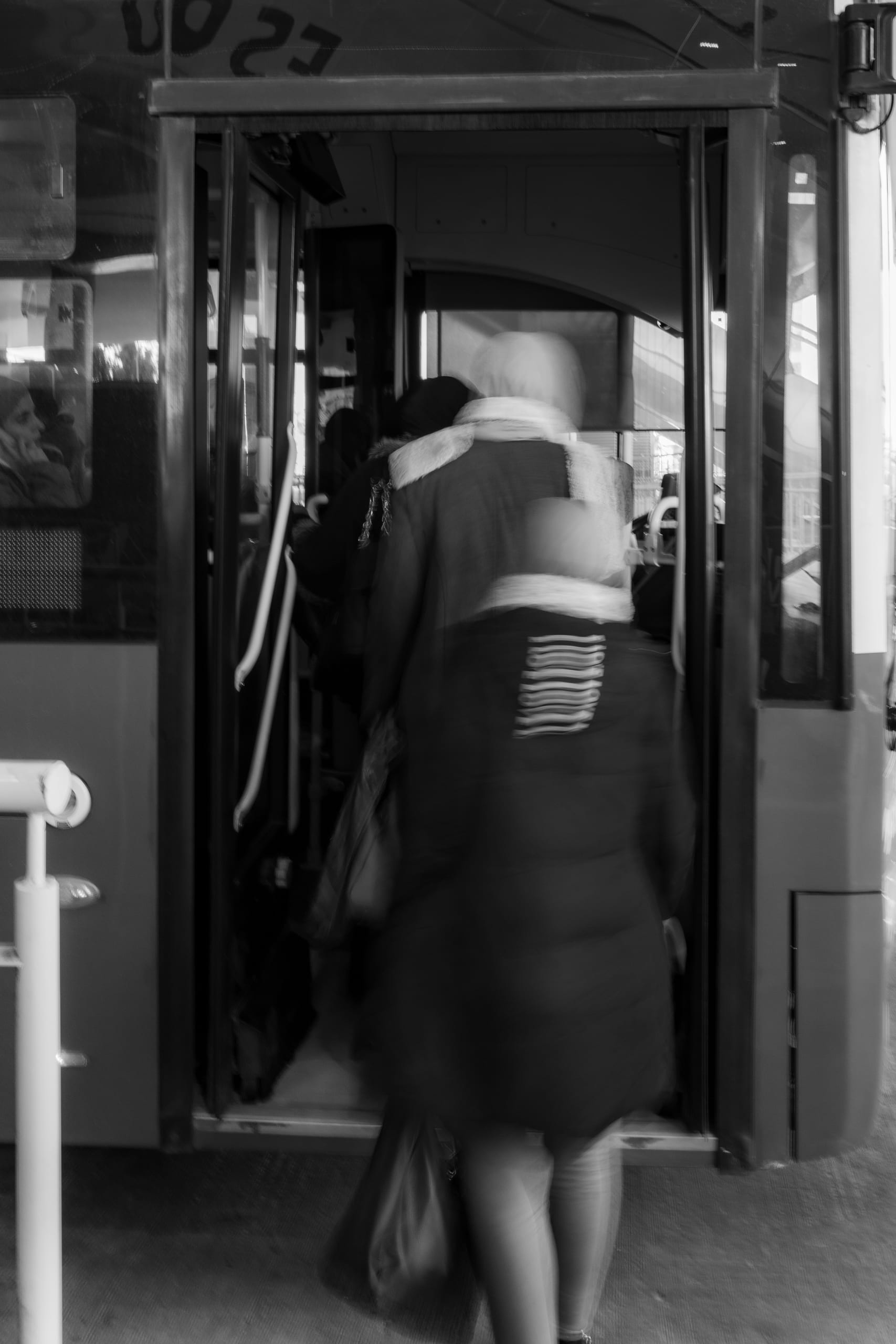 BRT Station 2, a fine-art photograph by Ali Abu Ras
