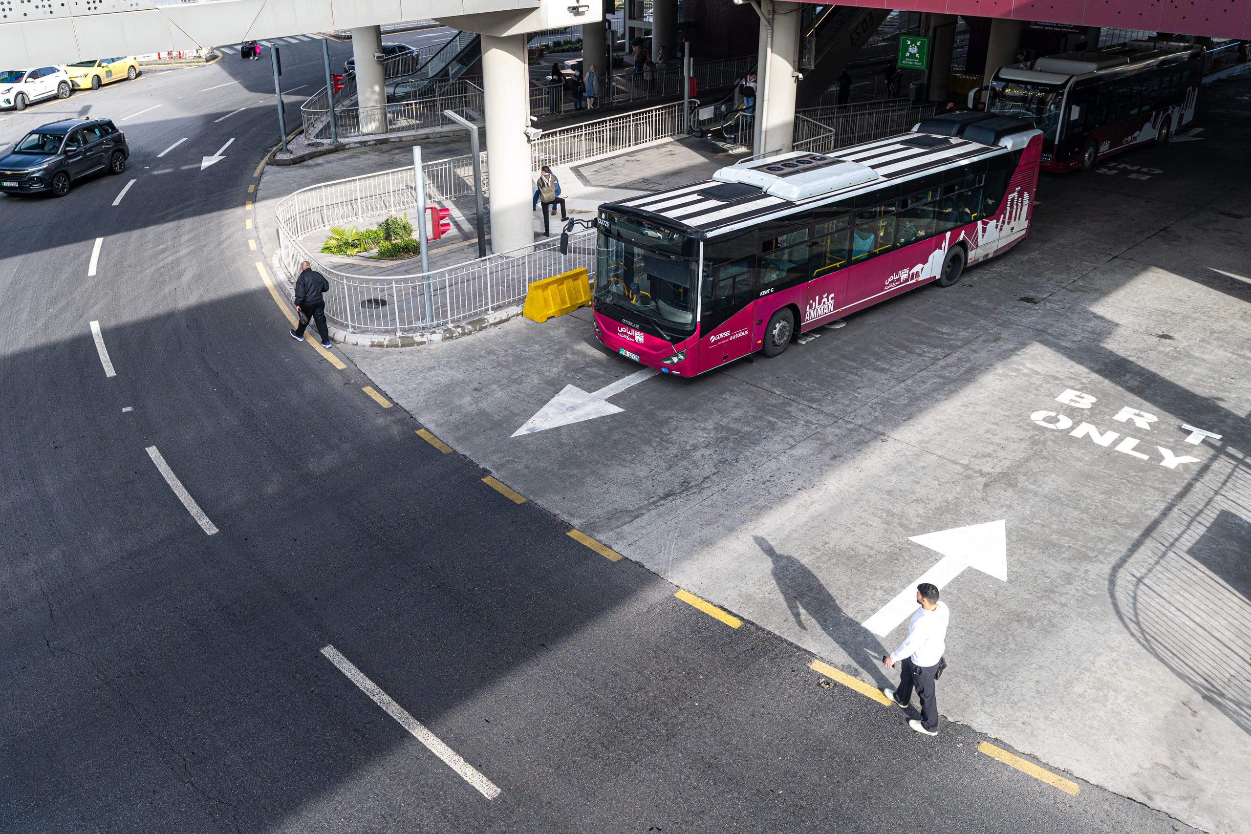BRT Station 1, a fine-art photograph by Ali Abu Ras